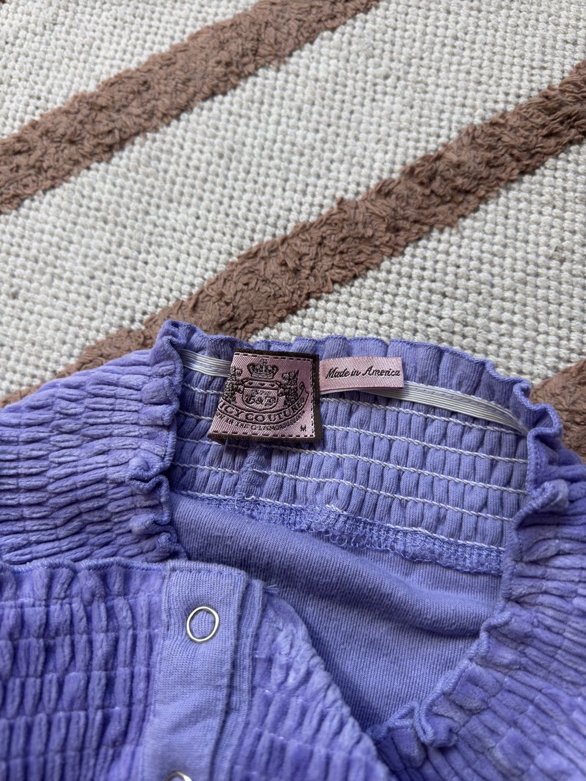 Juicy Couture VINTAGE JUICY COUTURE VELOUR 2000s ROMPER OVERALL Size M / US 6-8 / IT 42-44 - 2 Thumbnail