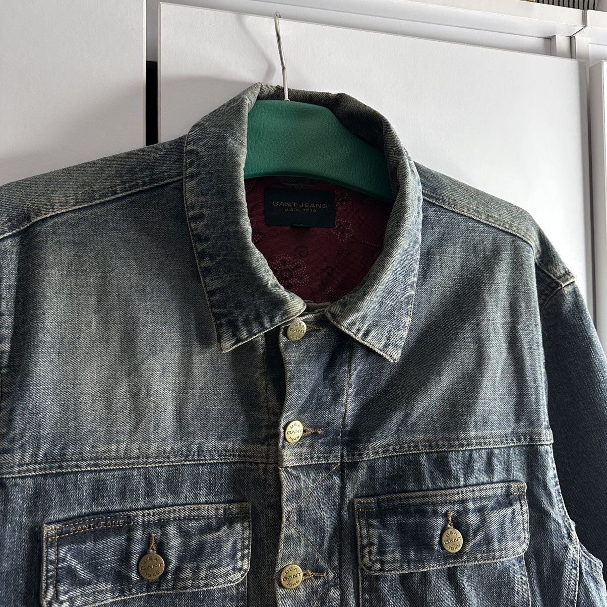 Gant Made in Italy Gant Jeans USA Vintage Denim Jacket Rare Size US S / EU 44-46 / 1 - 9 Thumbnail