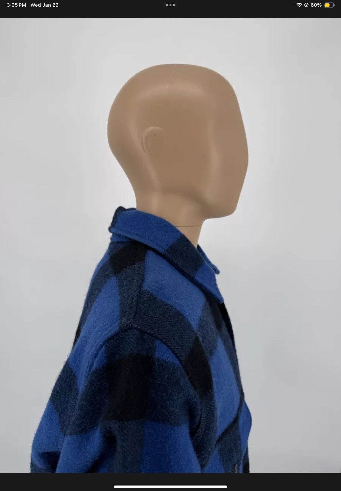 Filson Vintage 2000s Filson Flannel Shirt Blue Black Men’s Size L Size US L / EU 52-54 / 3 - 6 Thumbnail