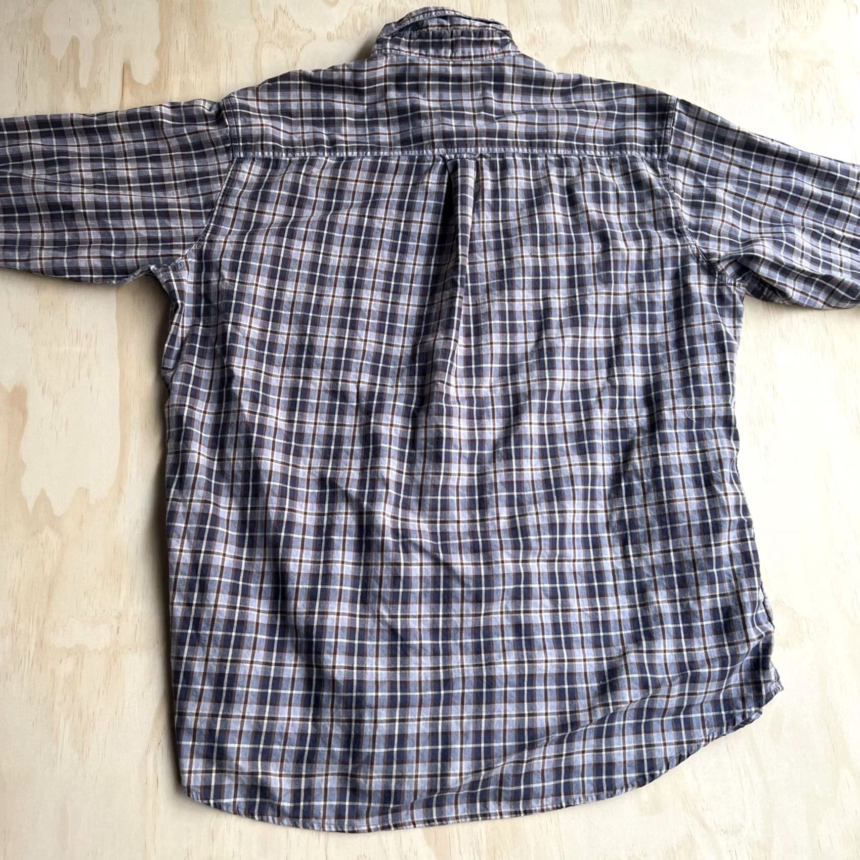 Vintage Woolrich Shirt Mens XL Blue Brown Plaid Long Sleeve Button Front Cotton Twill Button-Down Pocket Mens XL Shirt Plaid Woolrich Size US XL / EU 56 / 4 - 6 Thumbnail