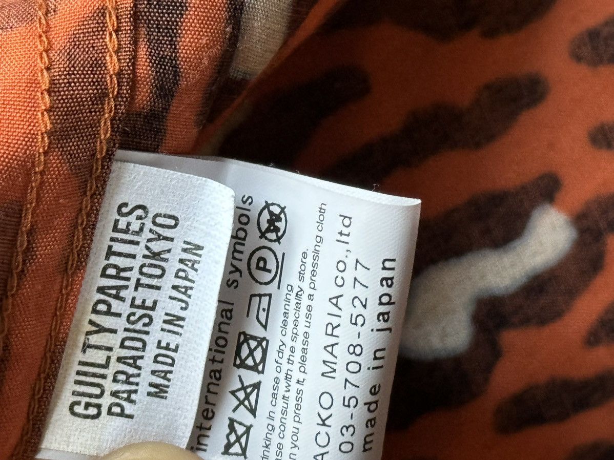 Wacko Maria Wacko Maria Cheetah Print Rayon Long Sleeve Shirt Size US S / EU 44-46 / 1 - 4 Thumbnail