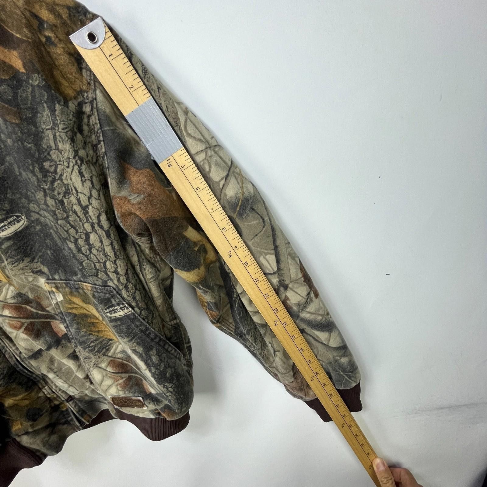 Realtree Vintage Realtree Camo Zip Up Hooded Jacket Size 18 Youth XL Size ONE SIZE - 9 Thumbnail