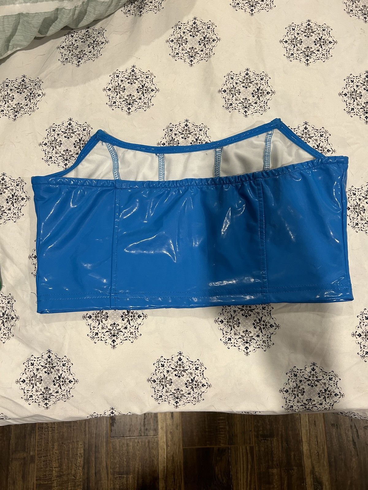 Shein PU Leather Tube Top Size L / US 10 / IT 46 - 2 Thumbnail