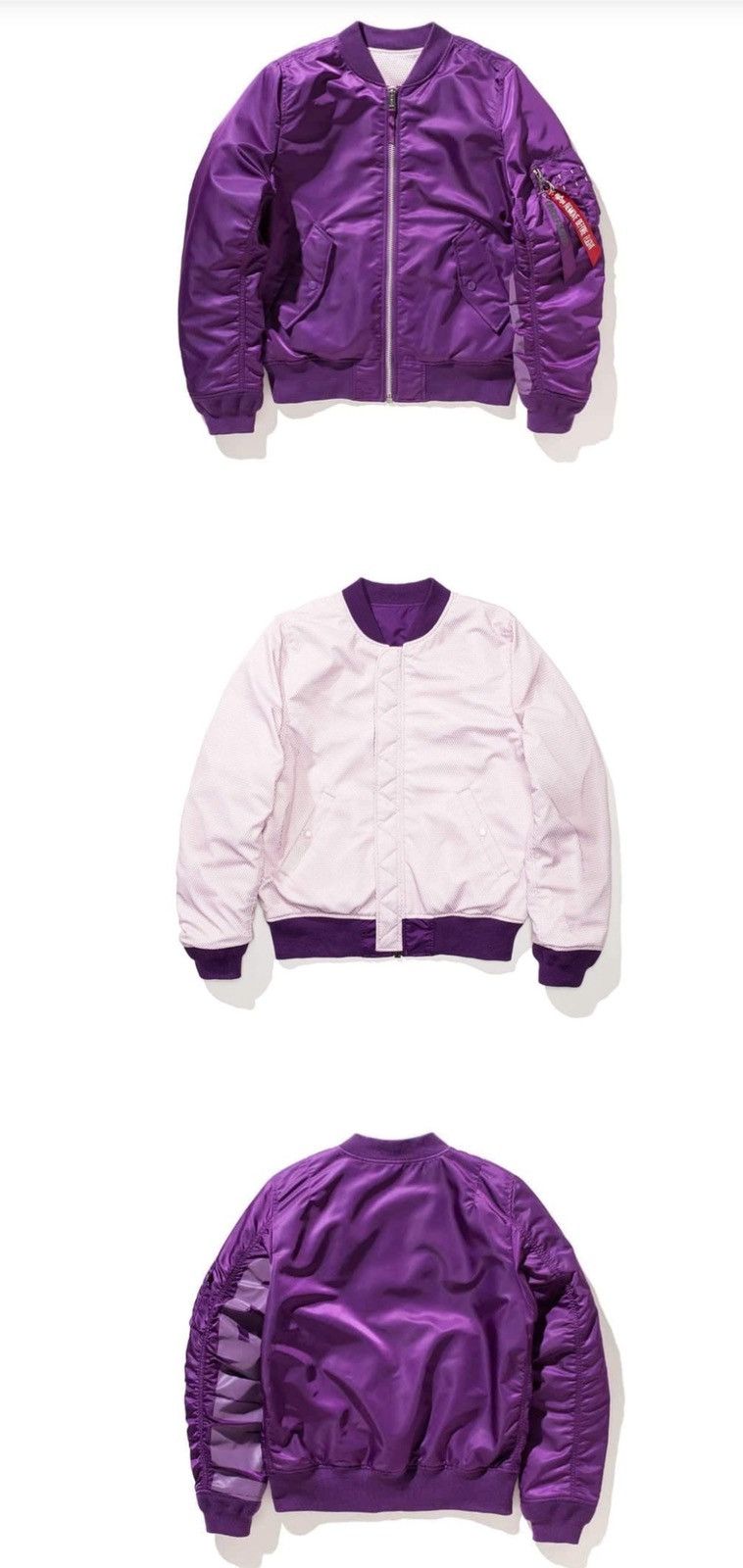 Alpha Industries Undefeated x Alpha Industries MA-1 Mesh Reversible Bomber Size US XL / EU 56 / 4 - 24 Thumbnail