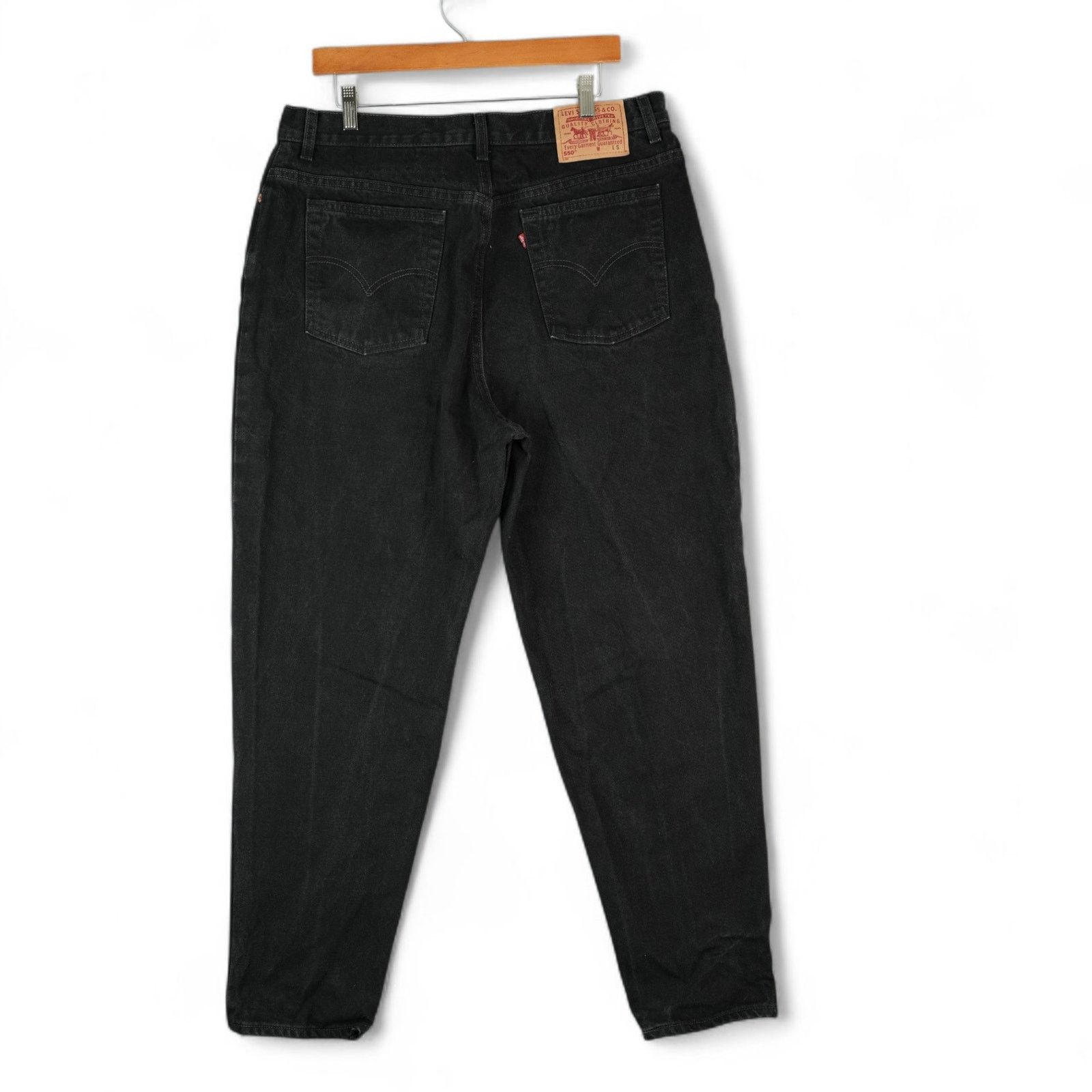 Levi's Vintage Levis 550 Jeans 18 WS Relaxed Fit Tapered Two Horses Size 40" / US 18 - 2 Thumbnail