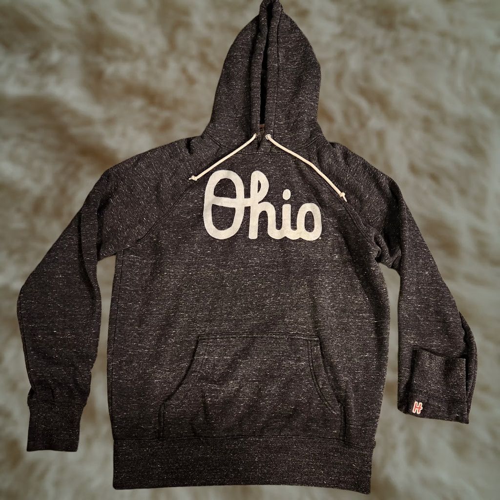 Vintage Homage Ohio State Buckeyes Script Ohio Hoodie M Gray Mens Pullover Nice 🔥 Size US M / EU 48-50 / 2 - 1 Thumbnail