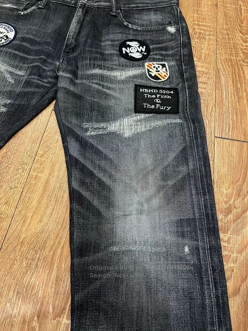 Neighborhood Neighborhood size L Disney denim jeans, ox king, black, si Size US 27 - 3 Thumbnail
