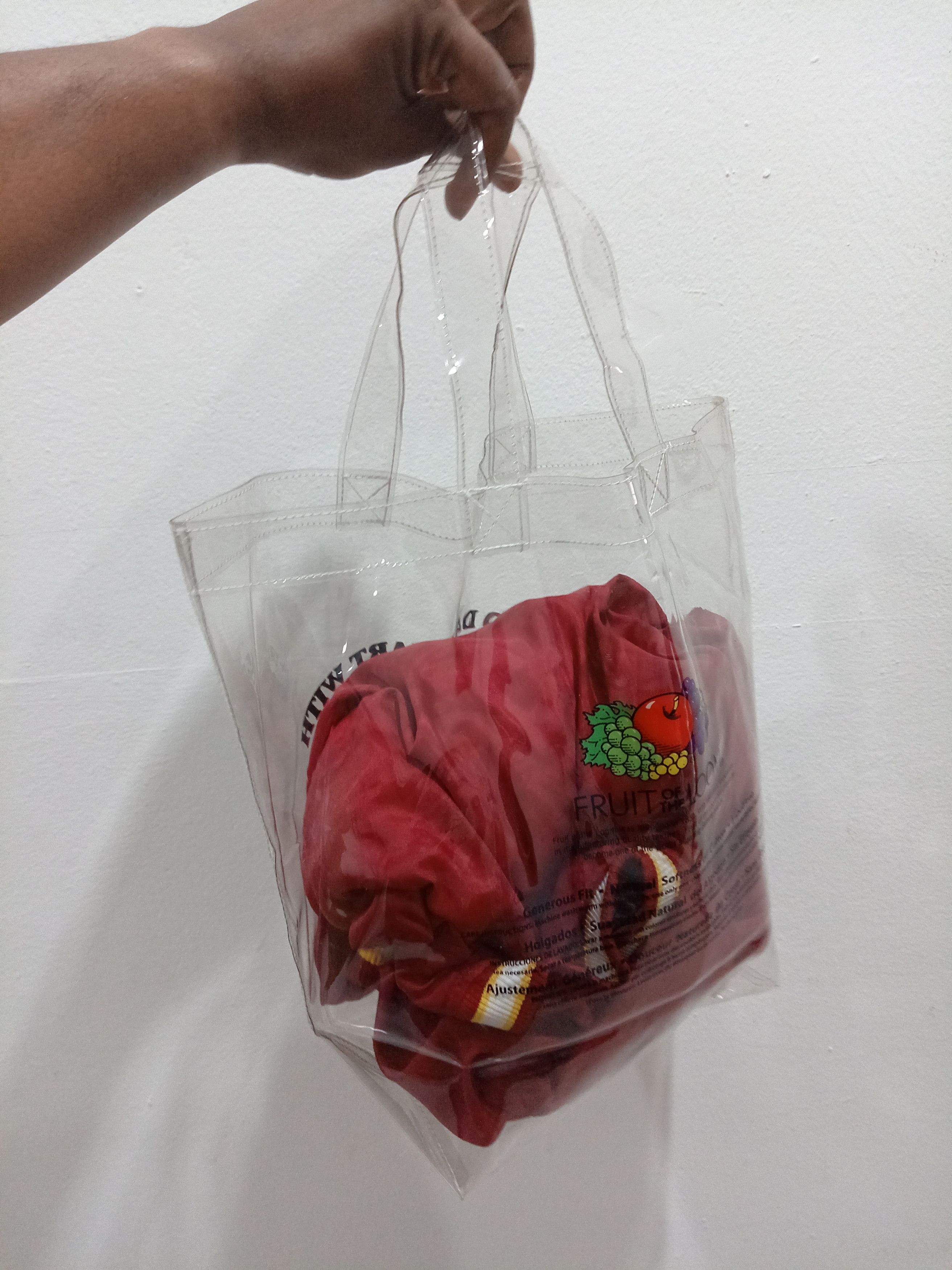 Fruit Of The Loom × Japanese Brand Fruits of the loom transparent tote bag Size ONE SIZE - 8 Thumbnail