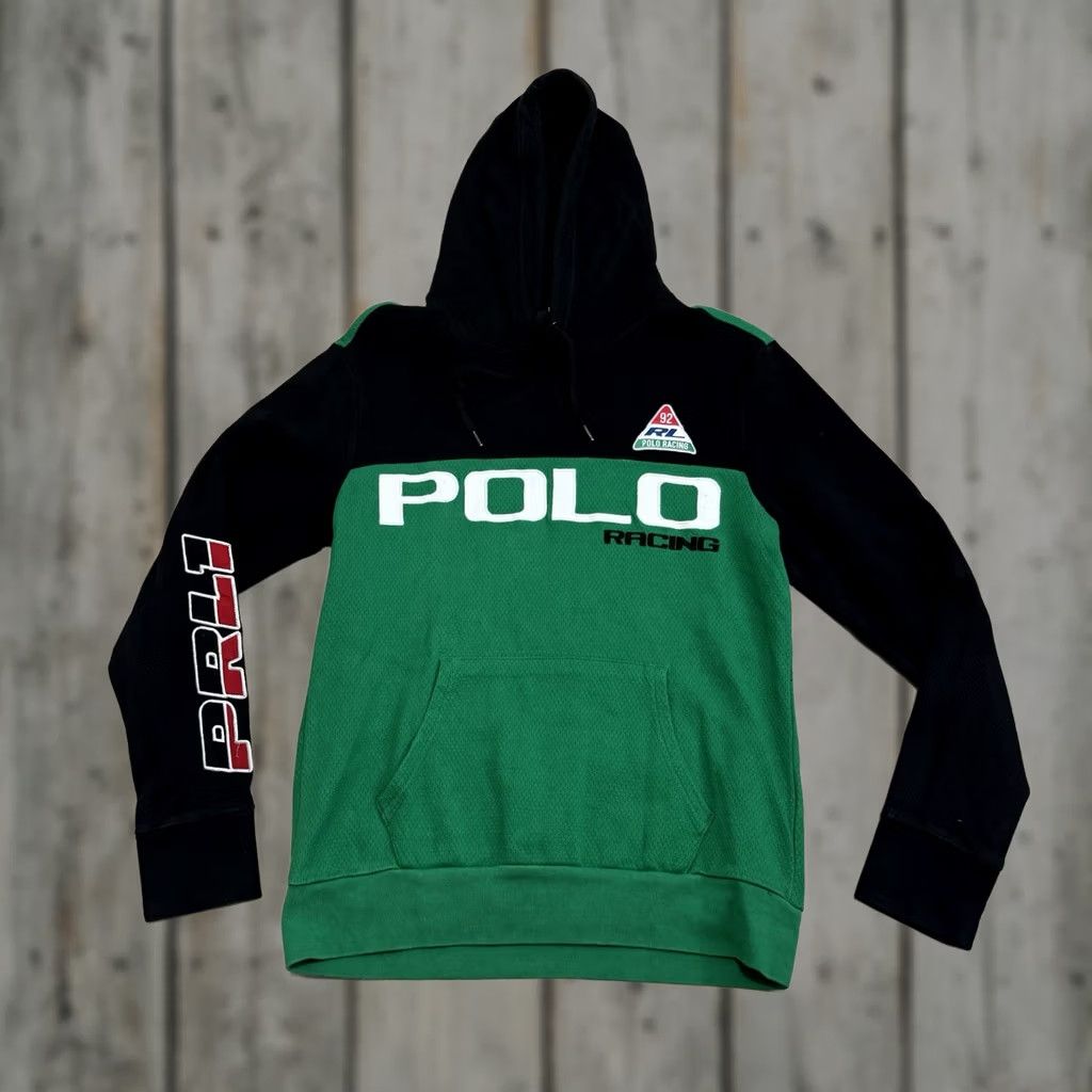 Polo Ralph Lauren Polo Ralph Lauren Hoodie Pullover Racing Size S Multicolor Cotton Adults Mens 1992 PRL Jacket Size US S / EU 44-46 / 1 - 1 Thumbnail