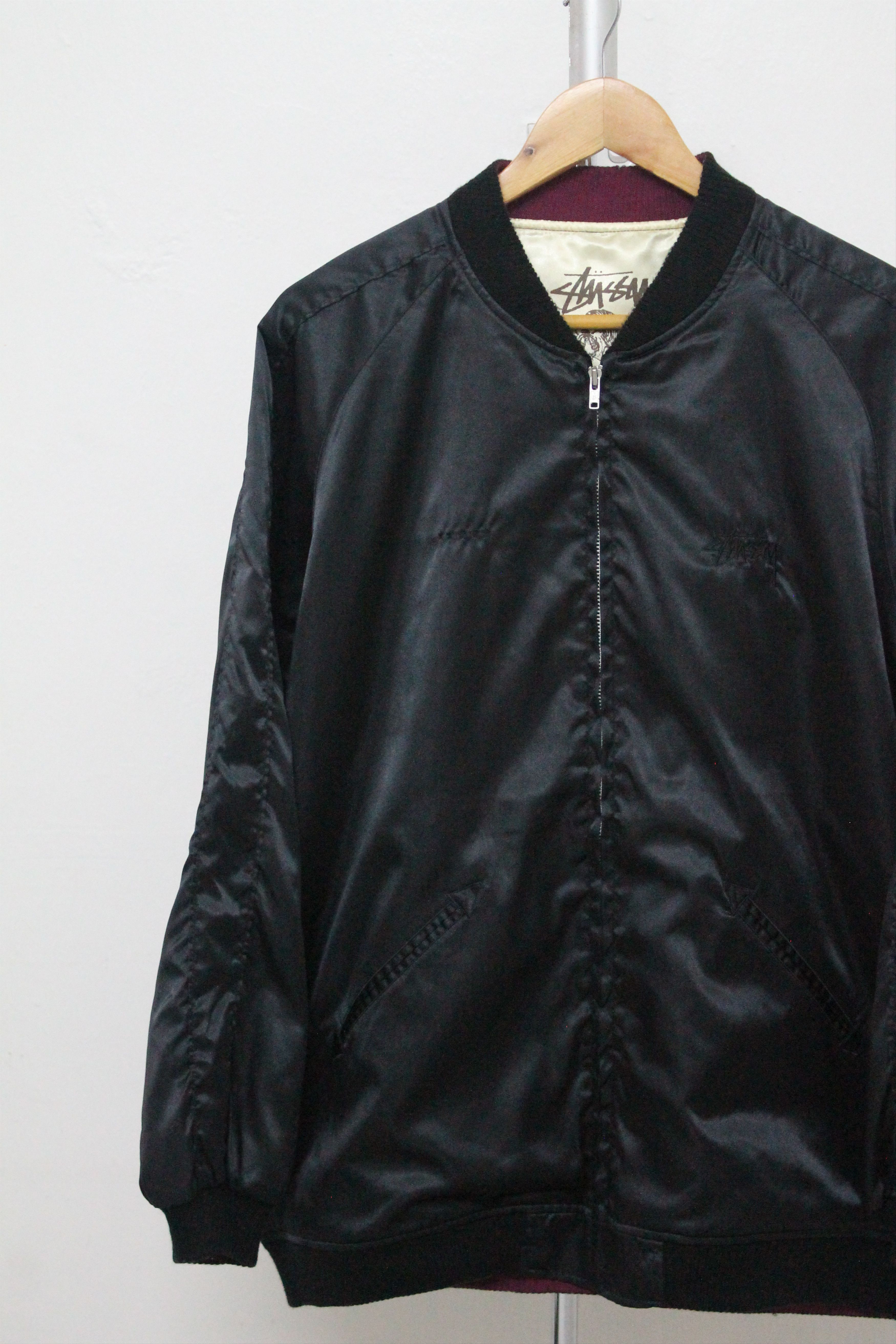 Stussy Vintage STUSSY Yokohama Chapt 5th Anniversary Satin Jacket. Size US XL / EU 56 / 4 - 5 Thumbnail