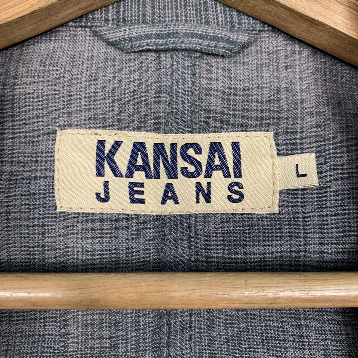 Kansai Yamamoto Kansai Jeans Hickory Casual Jacket Size US M / EU 48-50 / 2 - 15 Thumbnail