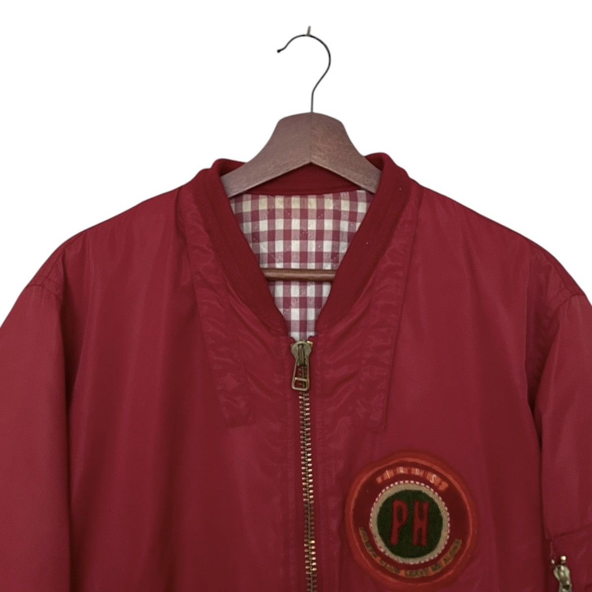 Pink House × Vintage Vintage Brand Pink House Bomber Jacket 1990s Size US L / EU 52-54 / 3 - 8 Thumbnail