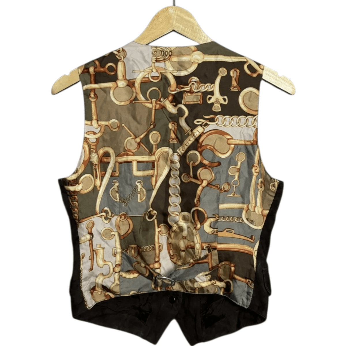 Gucci Vintage Gucci by Tom Ford Leather Silk Vest Size S / US 4 / IT 40 - 3 Thumbnail