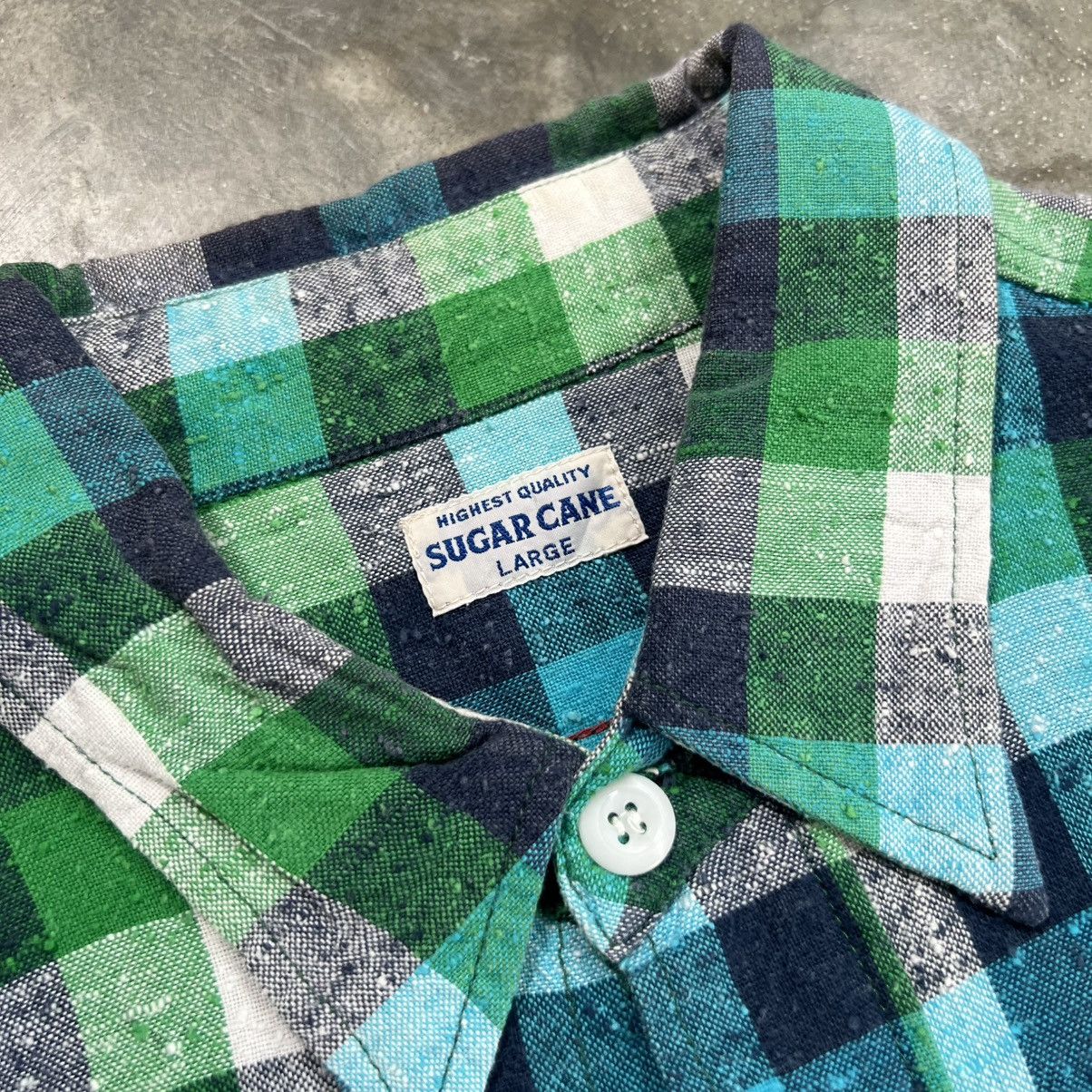 Sugar Cane Sugar Cane Plaid Linen Shirt Size US L / EU 52-54 / 3 - 4 Thumbnail