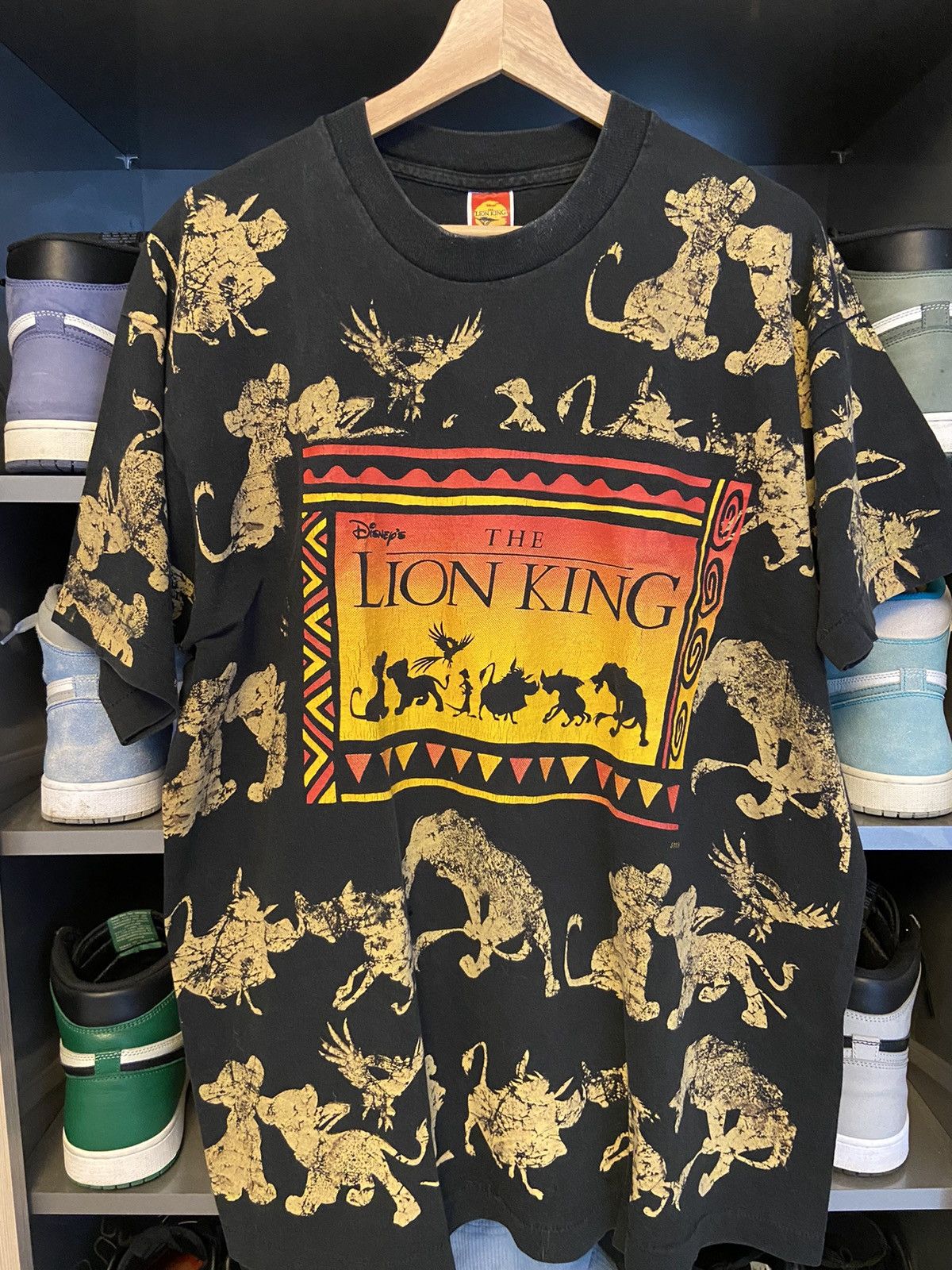 Image of Disney x Vintage 90’S The Lion King Promo Shirt in White, Men's (Size XL)