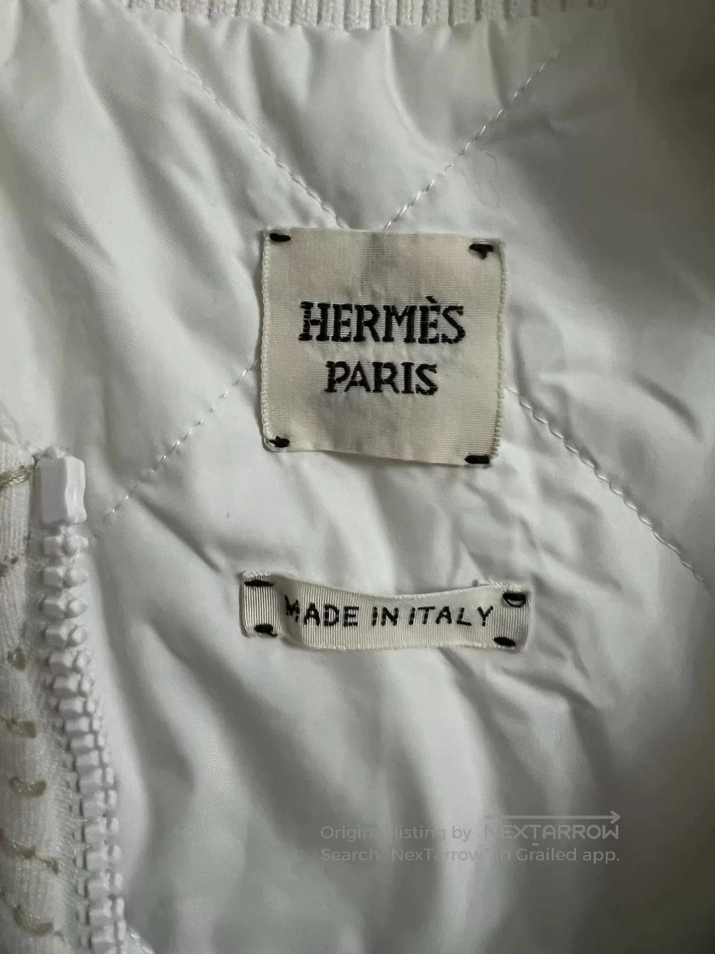 Hermes Hermes Women's White Cotton Jacket. Size US S / EU 44-46 / 1 - 3 Thumbnail