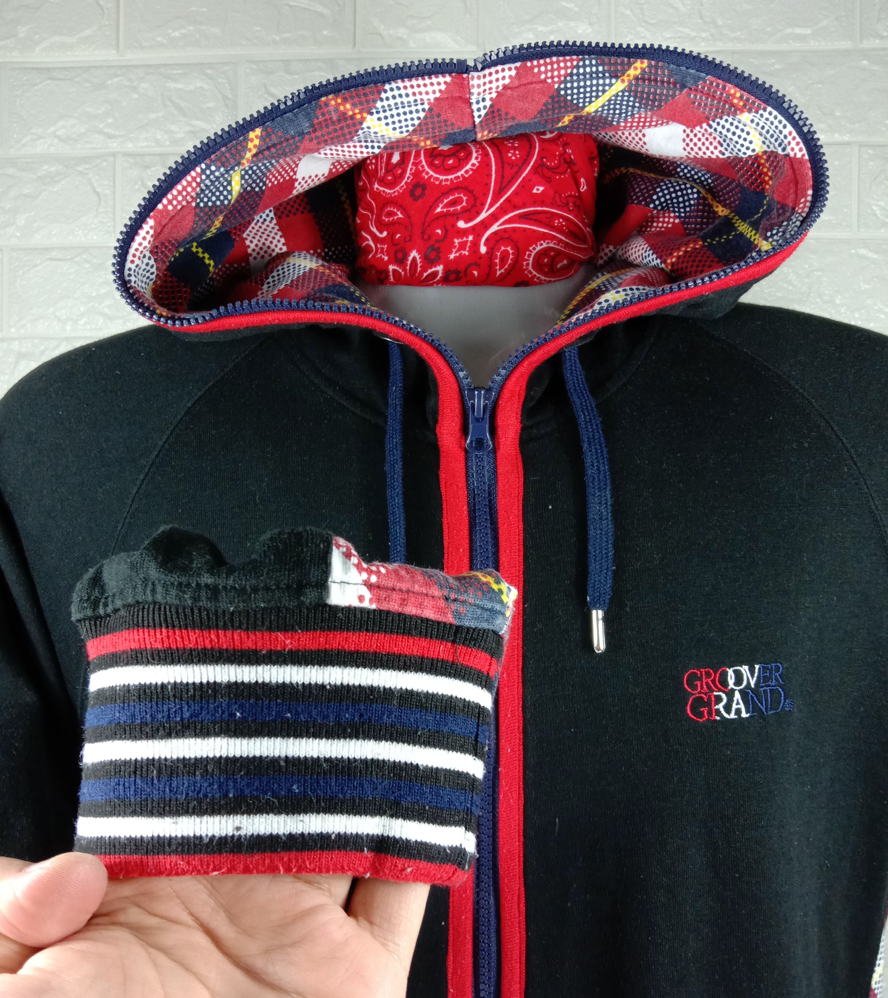 Japanese Brand Vintage Groover Grand Hoodie Zipper Sweatshirt Size US XL / EU 56 / 4 - 5 Thumbnail