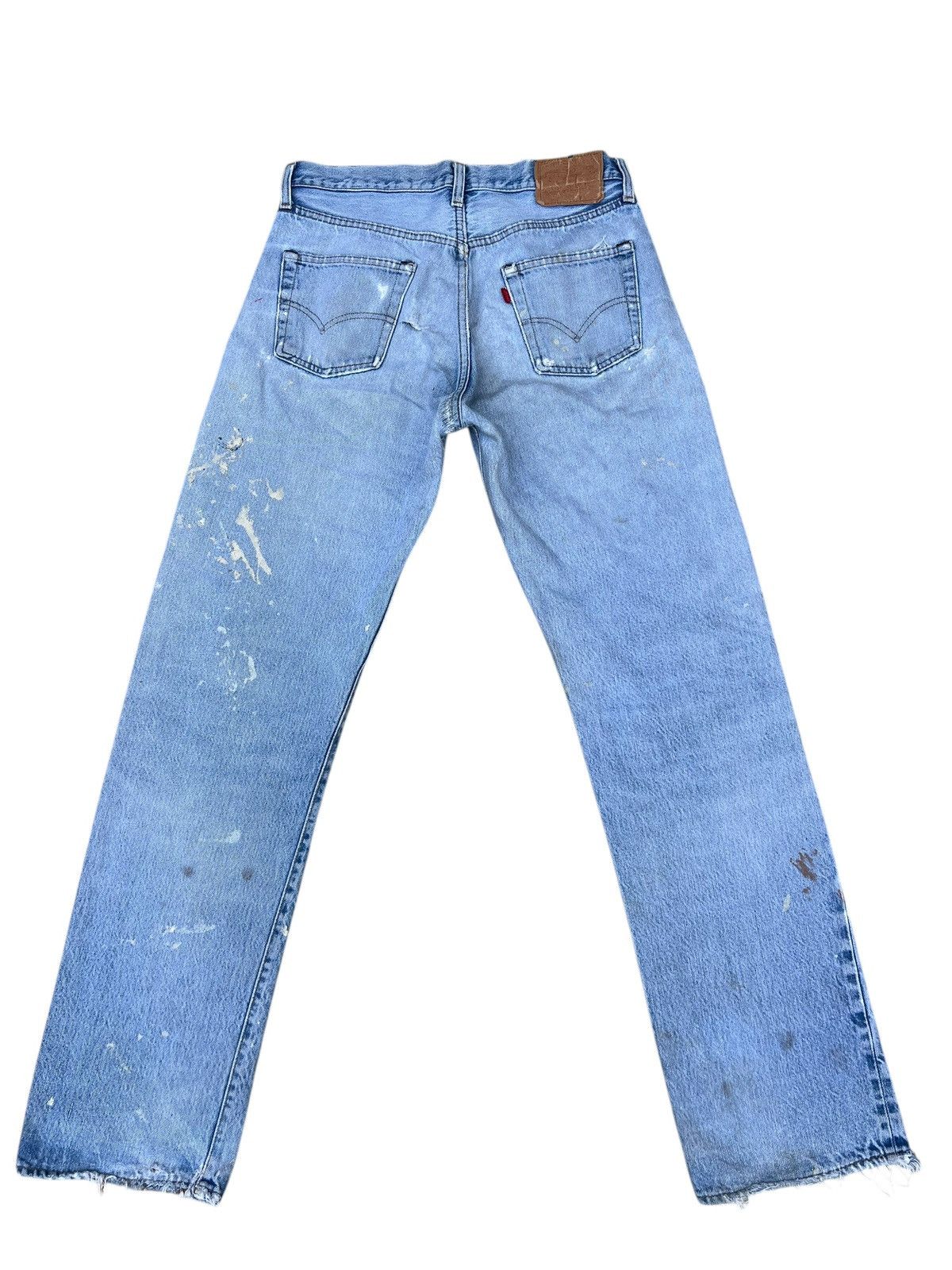 Levi's Trashed Vintage 80s Levi’s 501 Redline Selvedge Denim Jeans Size US 32 / EU 48 - 14 Thumbnail