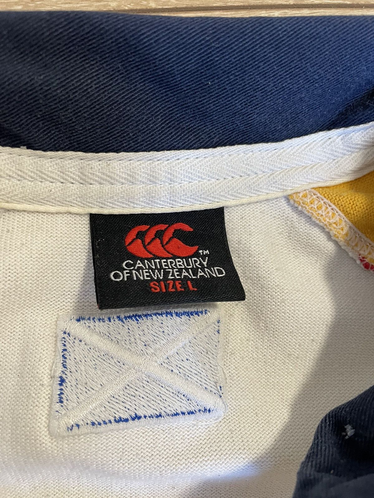 Canterbury of New Zealand × Vintage Vintage Scotland National Rugby SHIRT Canterbury Size US L / EU 52-54 / 3 - 11 Thumbnail