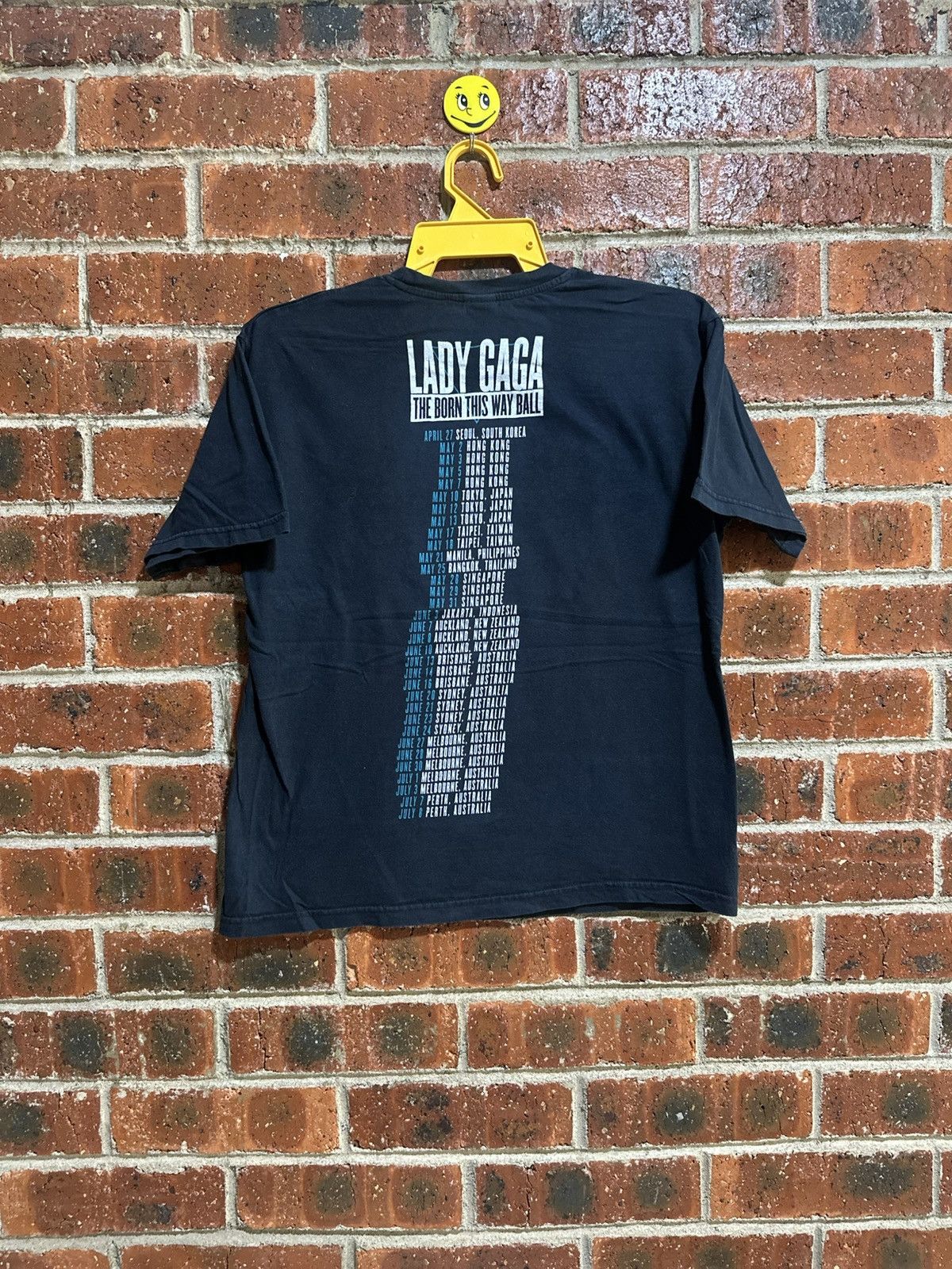 Band Tees Vintage Lady Gaga The Born This Way Ball Faded Tee Size US S / EU 44-46 / 1 - 8 Thumbnail