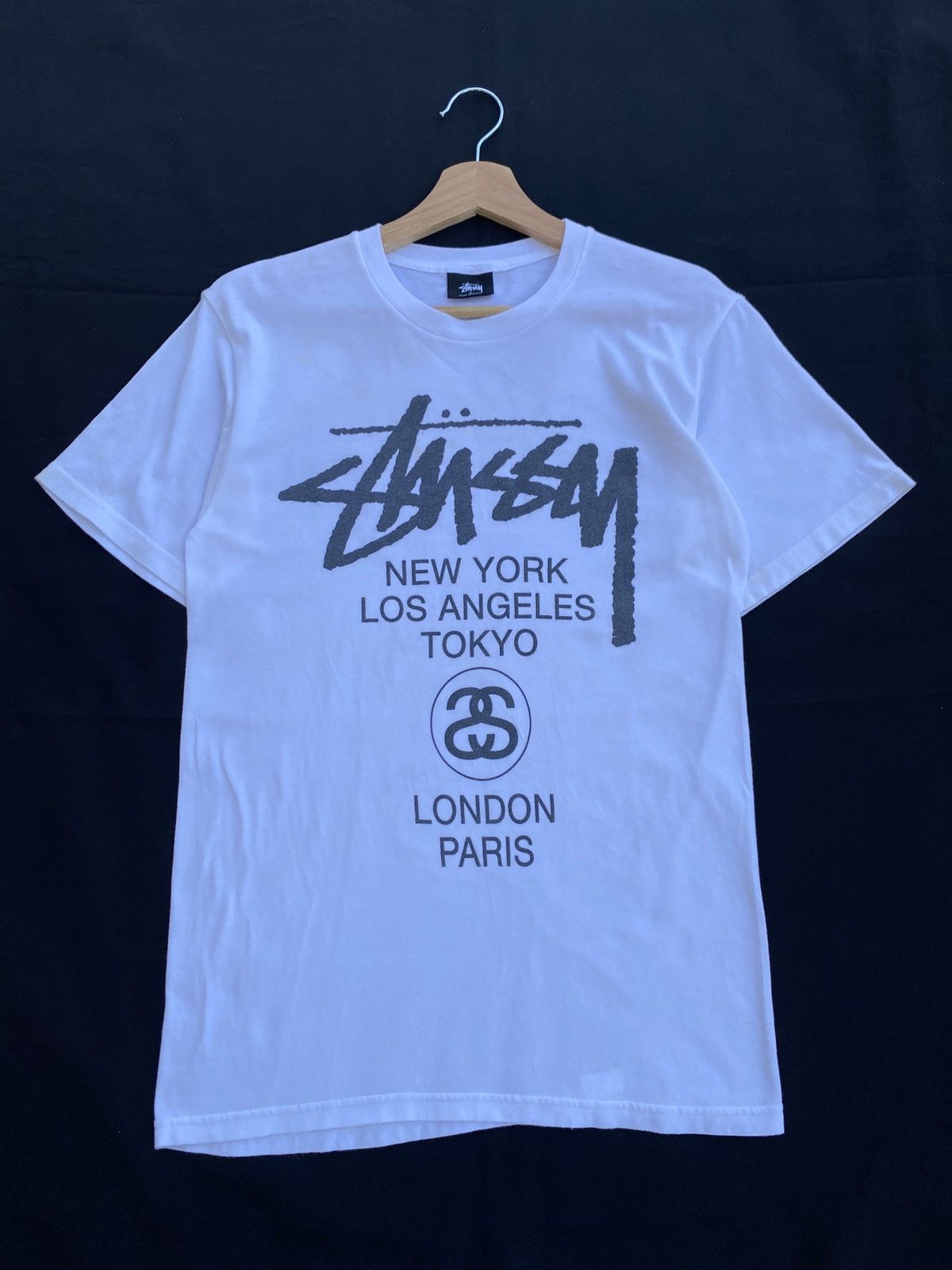 Stussy Rare Stussy New York,LA, Tokyo,London,Paris Tee Size US S / EU 44-46 / 1 - 2 Thumbnail