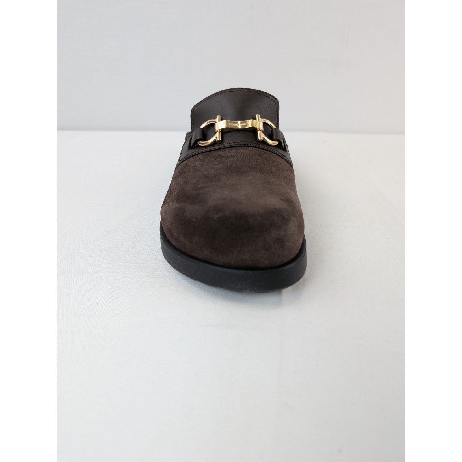 Salvatore Ferragamo o1rshd1 T. Moro 23 Calf Mules in Brown Size US 8 / EU 41 - 15 Thumbnail