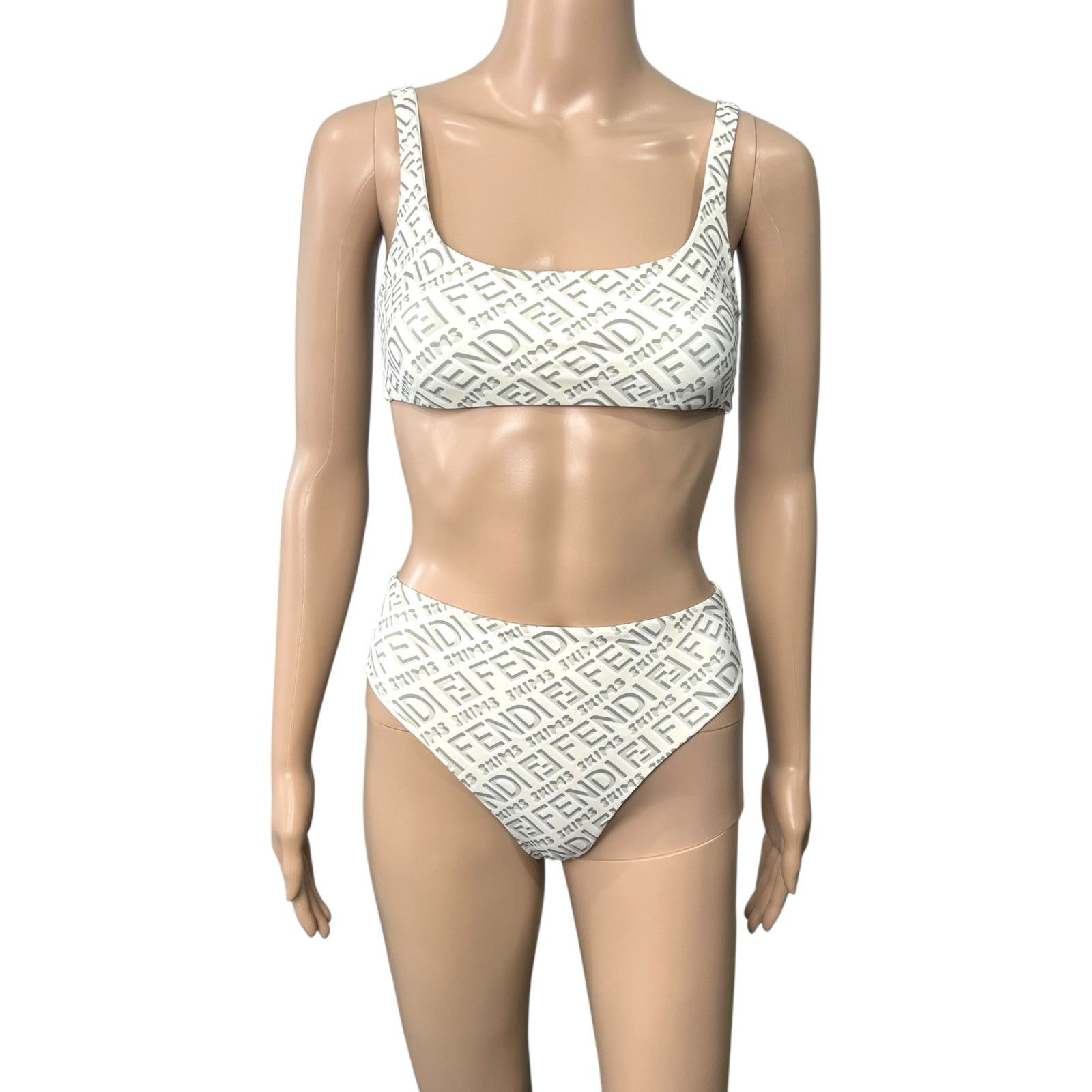 Fendi Fendi x SKIMS Logo Bathing Suit Size XXS / US 00 / IT 34 - 3 Thumbnail