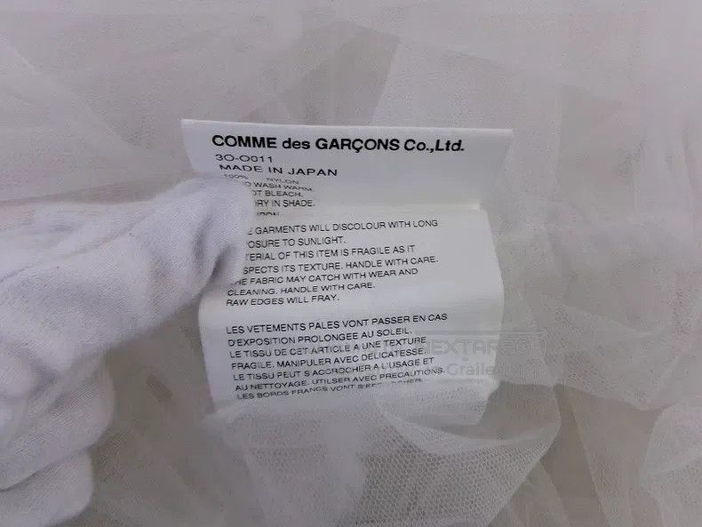 Comme des Garcons Comme Des Garcons White Retro Lace Design Dress Size M / US 6-8 / IT 42-44 - 8 Thumbnail