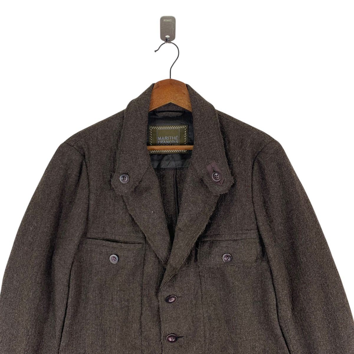 Marithe + Francois Girbaud VINTAGE MARITHE FRANCOIS GIRBAUD WOOL COAT Size M / US 6-8 / IT 42-44 - 4 Thumbnail