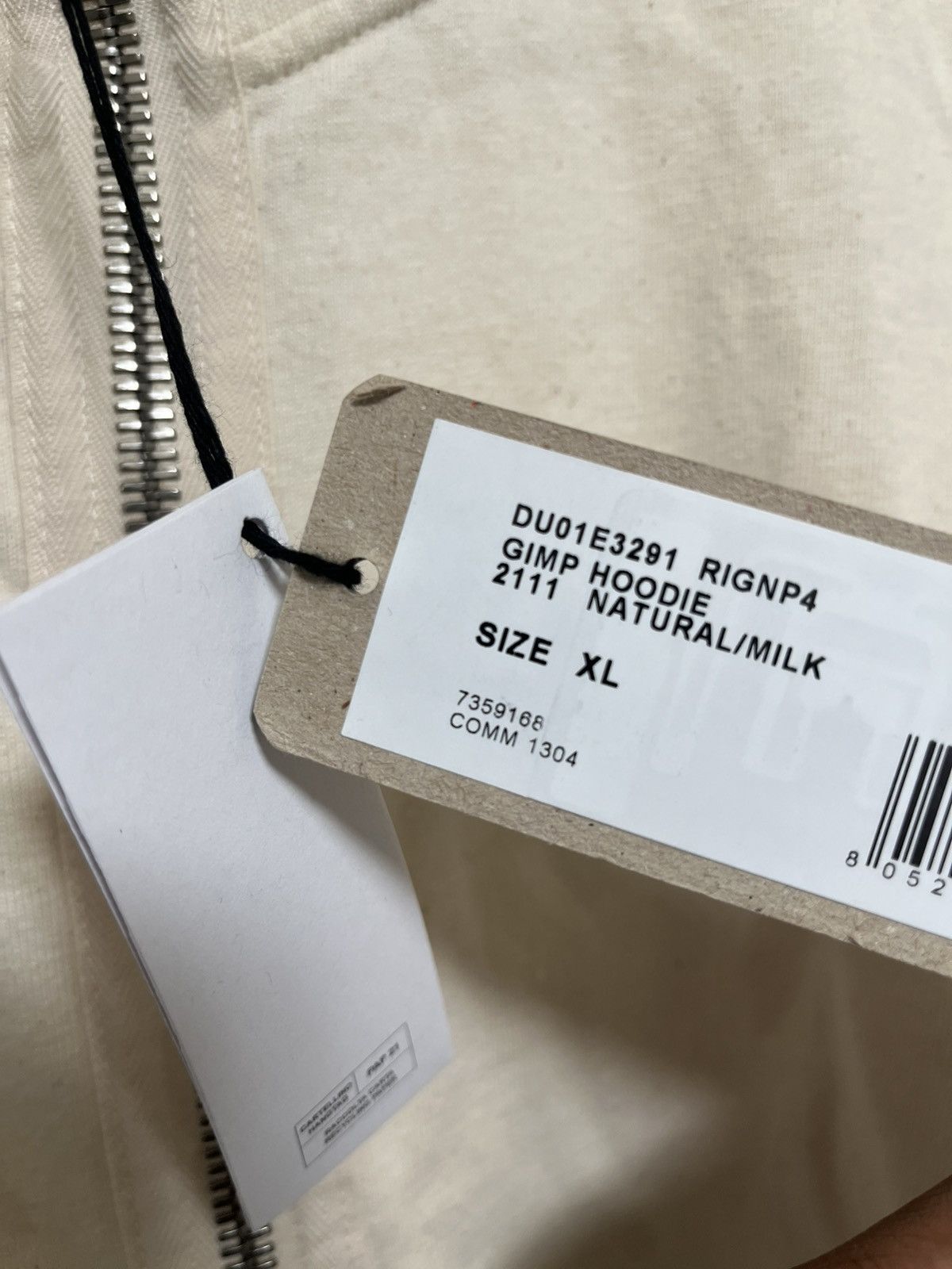 Rick Owens Drkshdw Rick Owens Drkshdw Gimp Hoodie Sz XL Size US XL / EU 56 / 4 - 3 Thumbnail