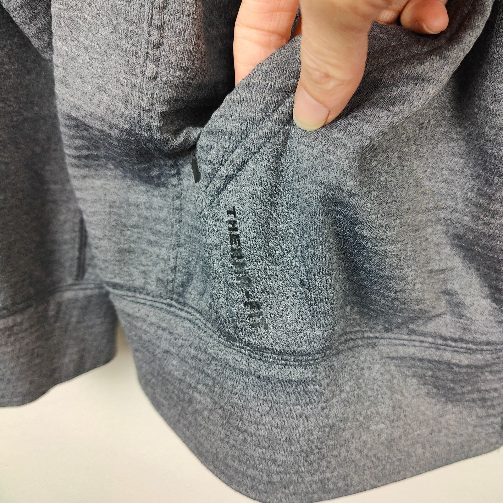 Nike Nike Therma Hoodie Mens Small Full Zip Gray Sweatshirt Gym Size US S / EU 44-46 / 1 - 4 Thumbnail