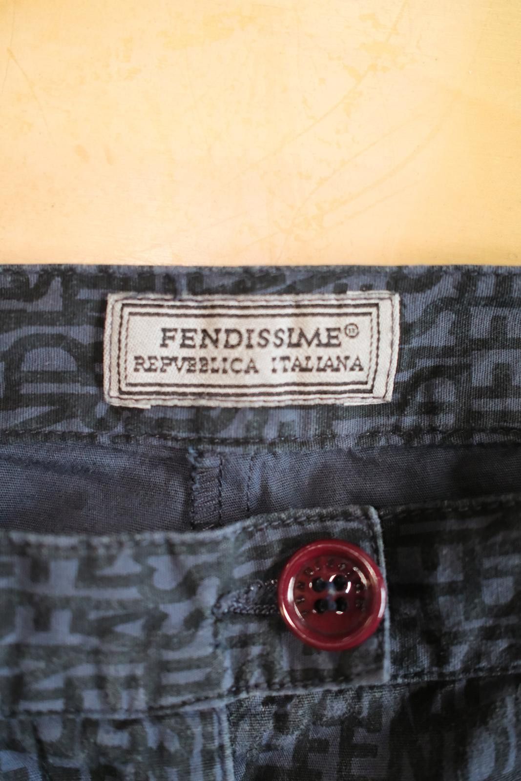 Designer 90's Fendissime Monogram Straight-Leg-Pant Size 28" / US 6 / IT 42 - 6 Thumbnail