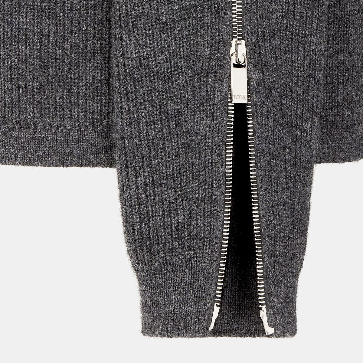 Dior o1bcso1str0226 Couture Sweater in Grey Virgin Size US M / EU 48-50 / 2 - 3 Thumbnail
