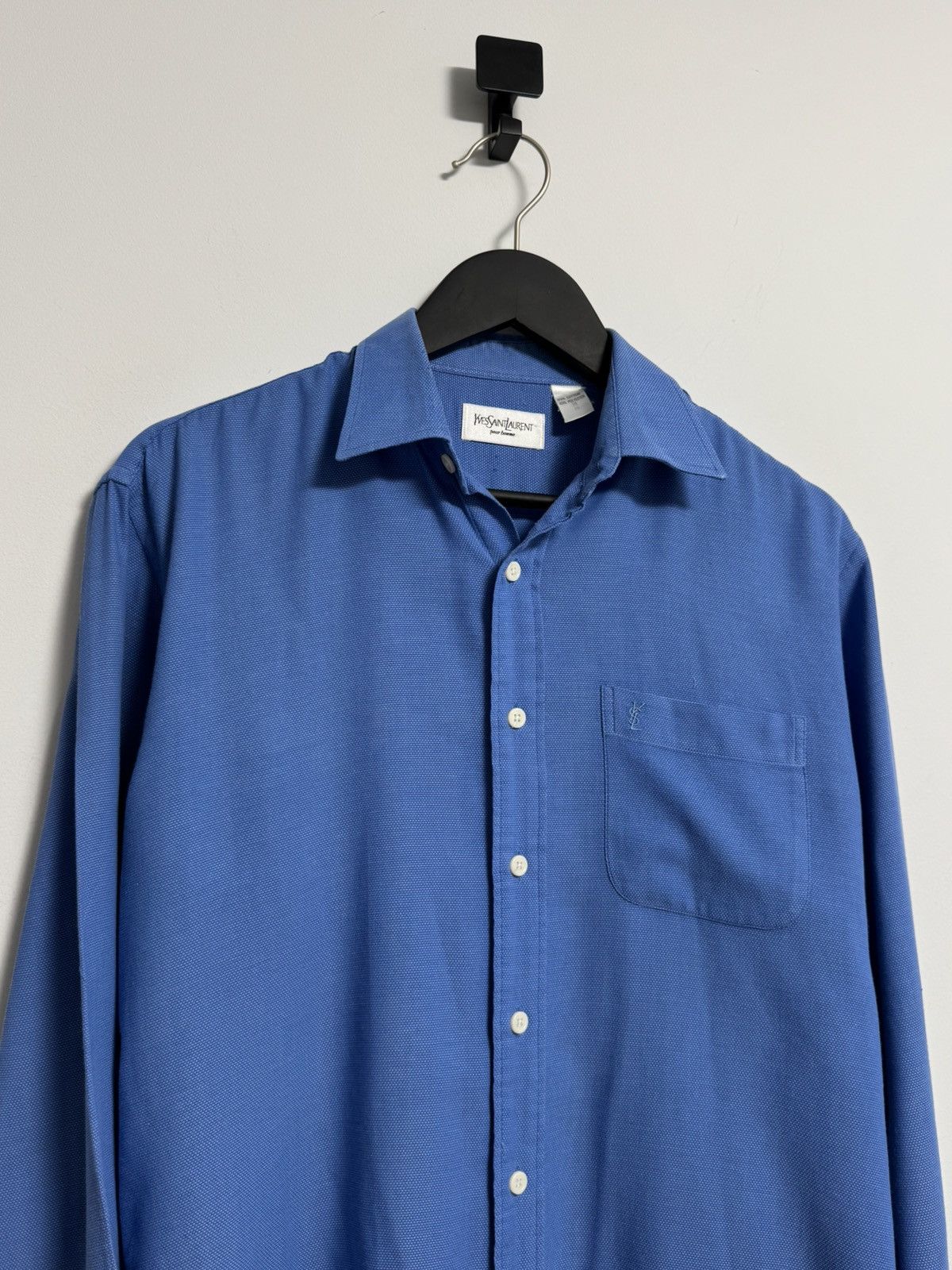 Yves Saint Laurent Yves Saint Laurent Button Up T-Shirt Luxury Size US M / EU 48-50 / 2 - 2 Thumbnail