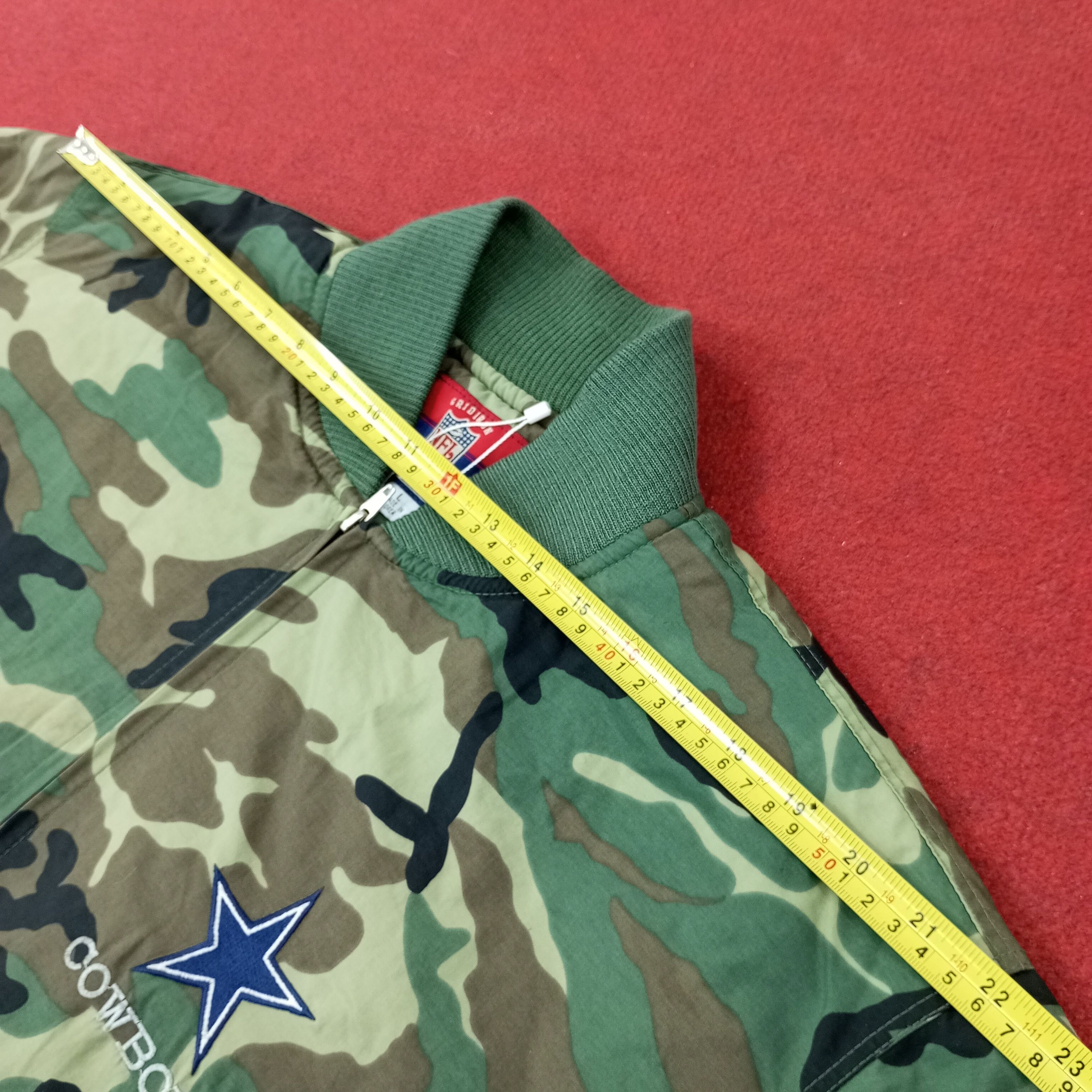 NFL Dallas Cowboys NFL Football Team Camo Jacket c250n7 Size US XXL / EU 58 / 5 - 14 Thumbnail