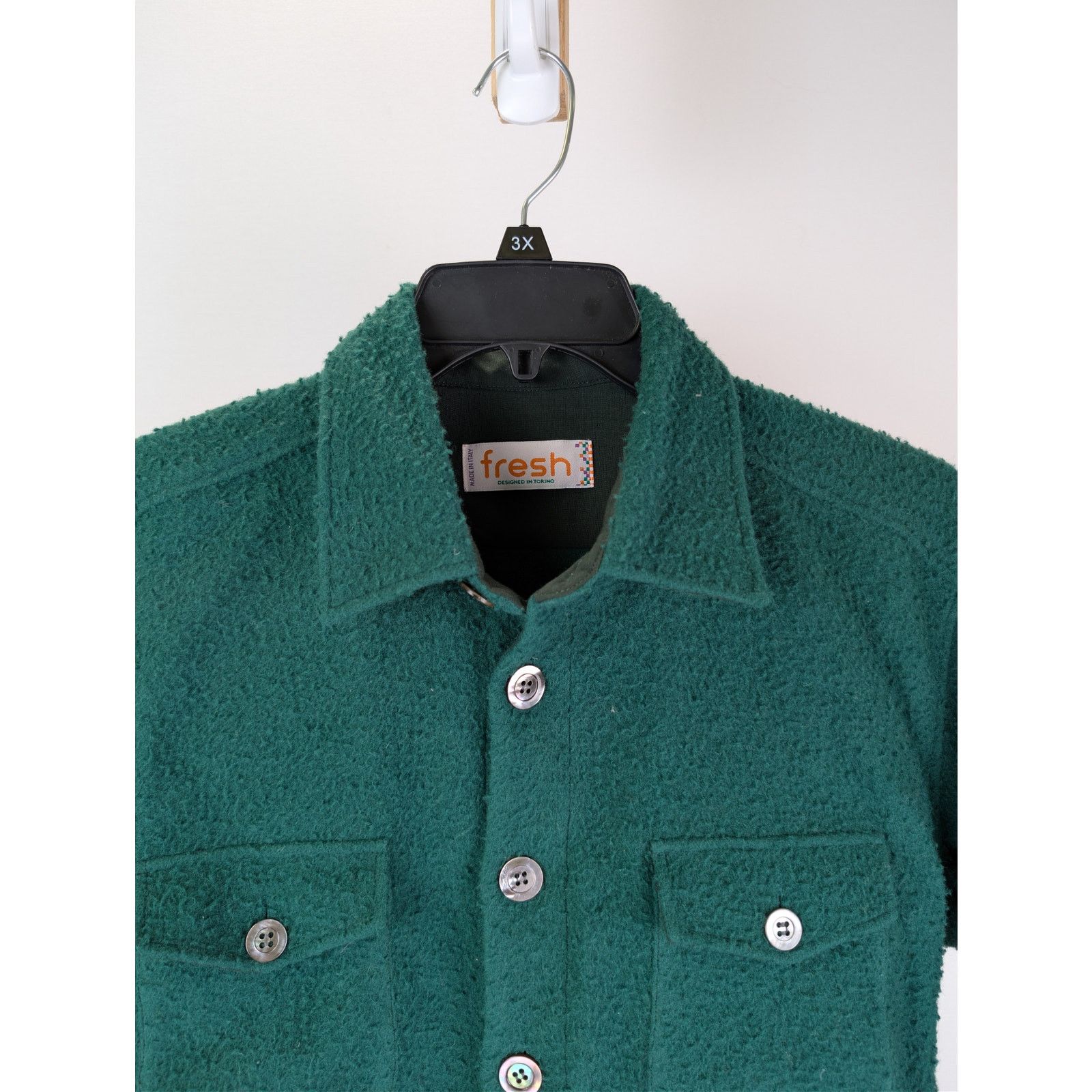 Other o1rshd1 CC20 Fresh Casentino Wool Overshirt Shirt in green Size US M / EU 48-50 / 2 - 7 Thumbnail