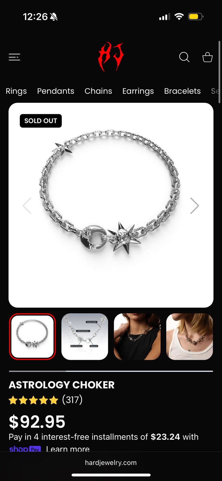 Other Hard jewelry Astrology choker Size ONE SIZE - 15 Thumbnail