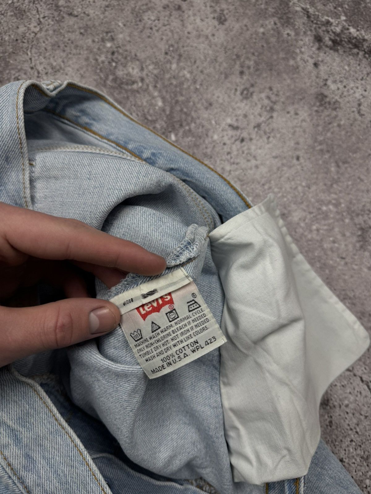 Levi's 90s Rusty Mud Washed Vintage Levis 501 Jeans USA Size US 38 / EU 54 - 11 Thumbnail