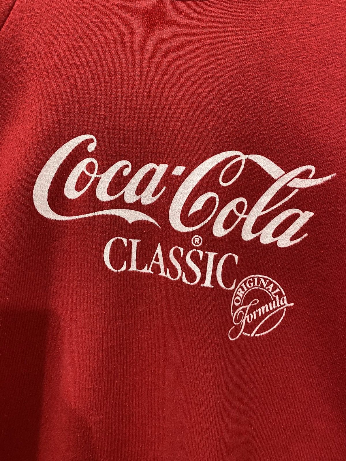Vintage vintage 1980s or 1990s Coca-Cola Classic crewneck sweatshirt Size US L / EU 52-54 / 3 - 2 Thumbnail
