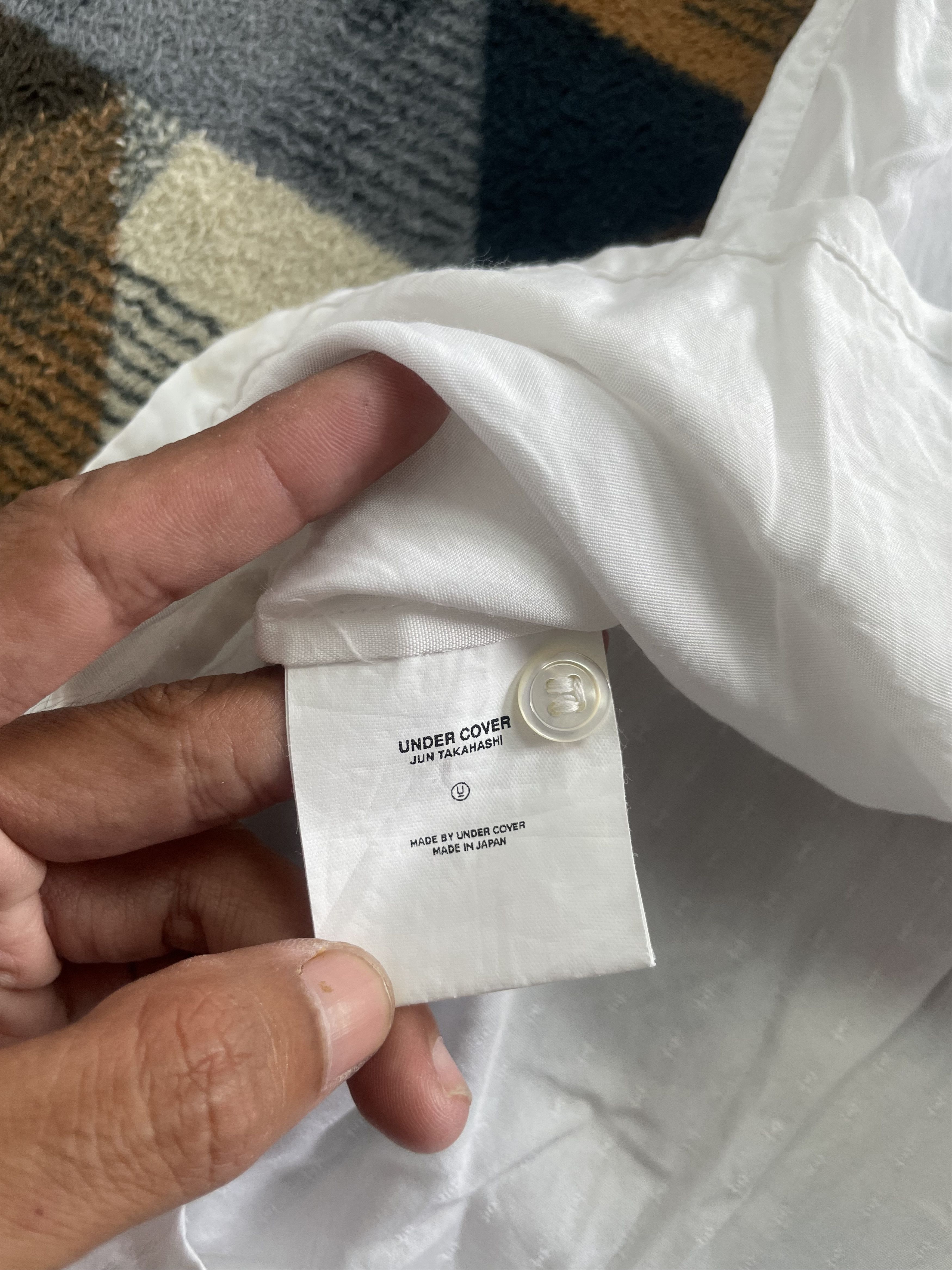 Undercover Undercover SCAB S/S03 Stitched Button Shirt Size US M / EU 48-50 / 2 - 12 Thumbnail