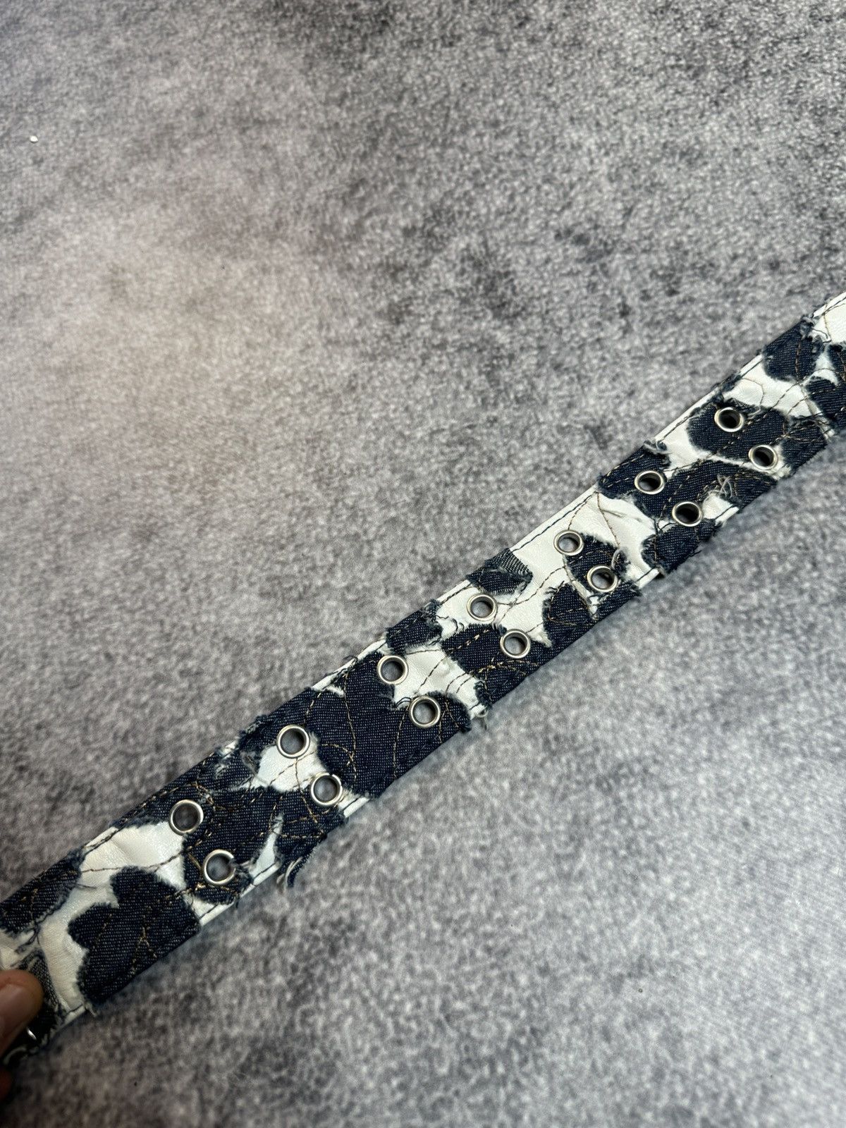 Designer Y2K Vintage Cotton Distressed Belts USA Alt Style Rare Size ONE SIZE - 2 Thumbnail
