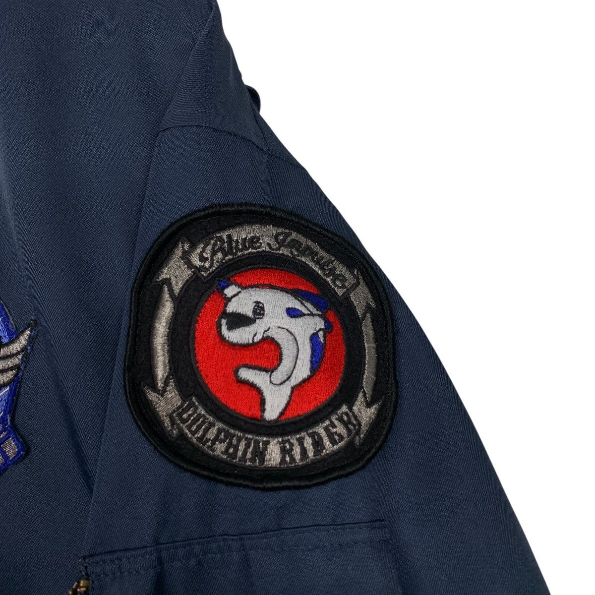 Japanese Brand BLUE IMPULSE DOLPHIN RIDER Reversible Jacket #2042-C88 Size US XL / EU 56 / 4 - 12 Thumbnail