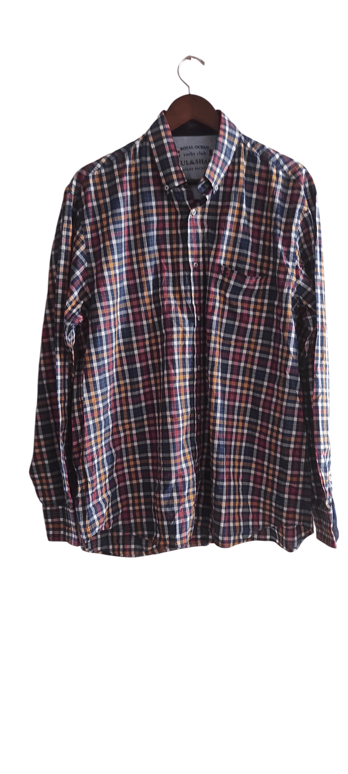 Paul & Shark Paul & Shark Yachting Shirt Button Down Multi Striped Cotton Size US XL / EU 56 / 4 - 1 Thumbnail