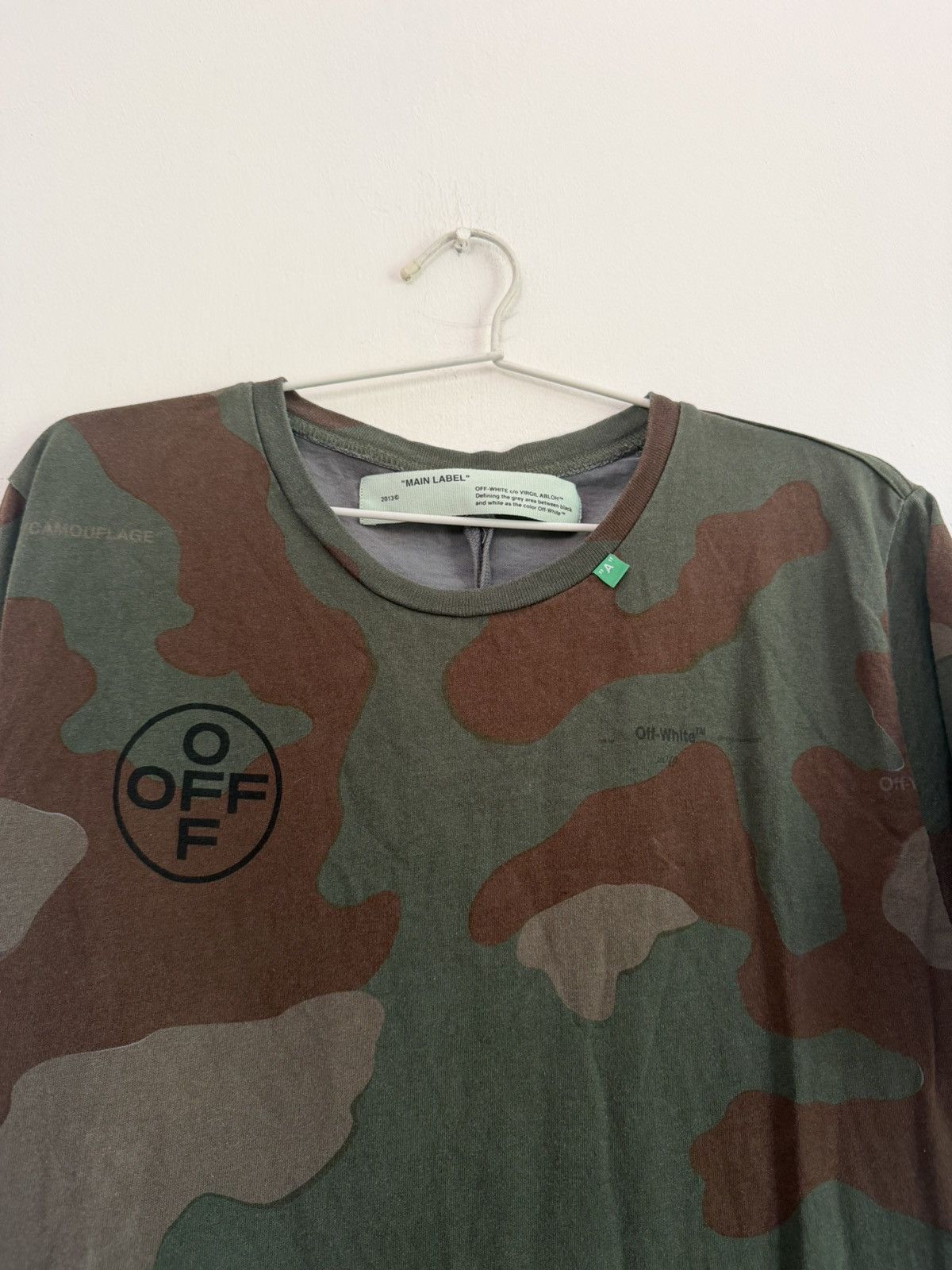Off-White Off White Camouflage Impressionism Arrow TEE Size US L / EU 52-54 / 3 - 4 Thumbnail