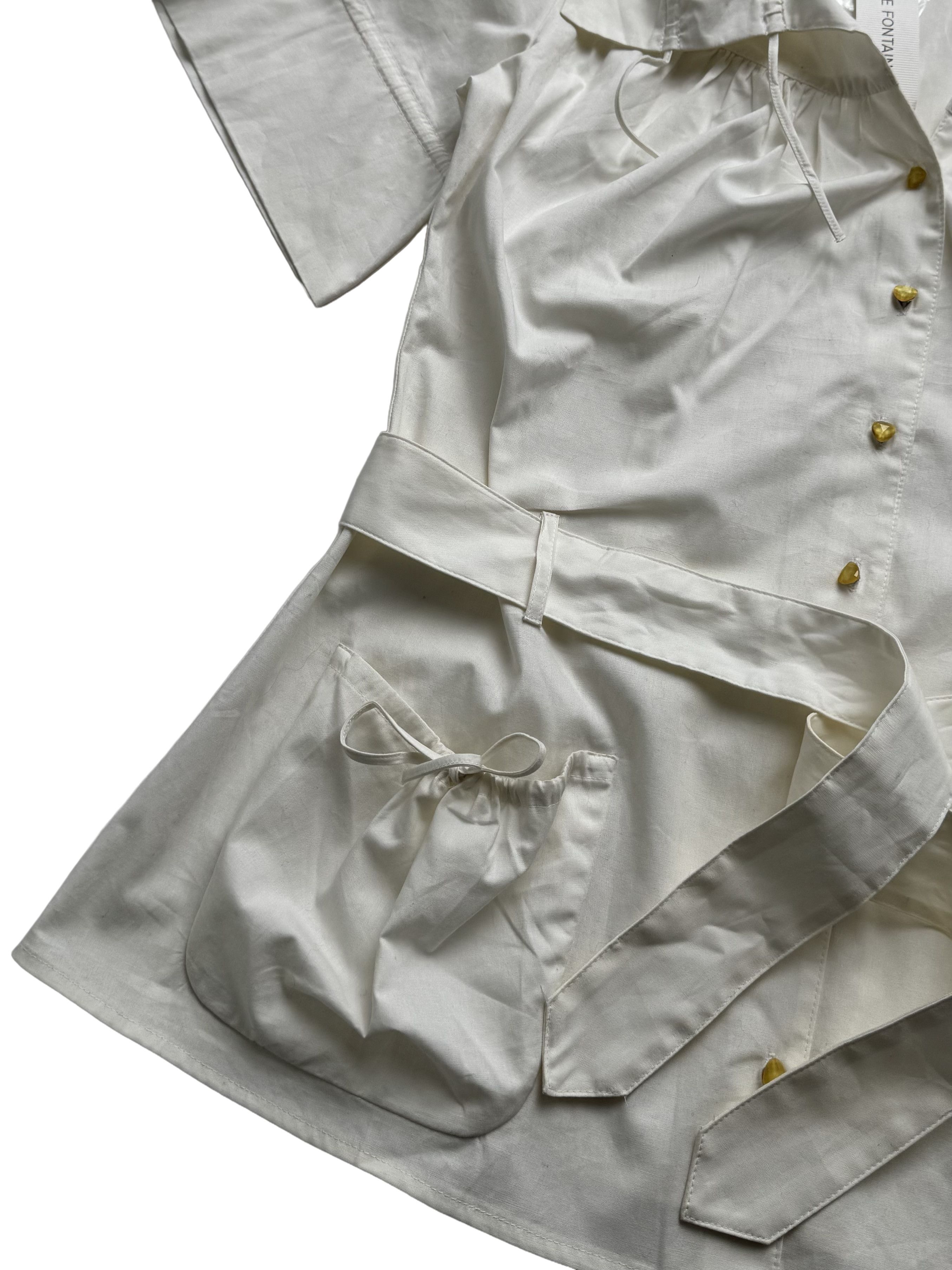 ANNE FONTAINE Anna Fontaine Vintage Blouse Size S / US 4 / IT 40 - 3 Thumbnail