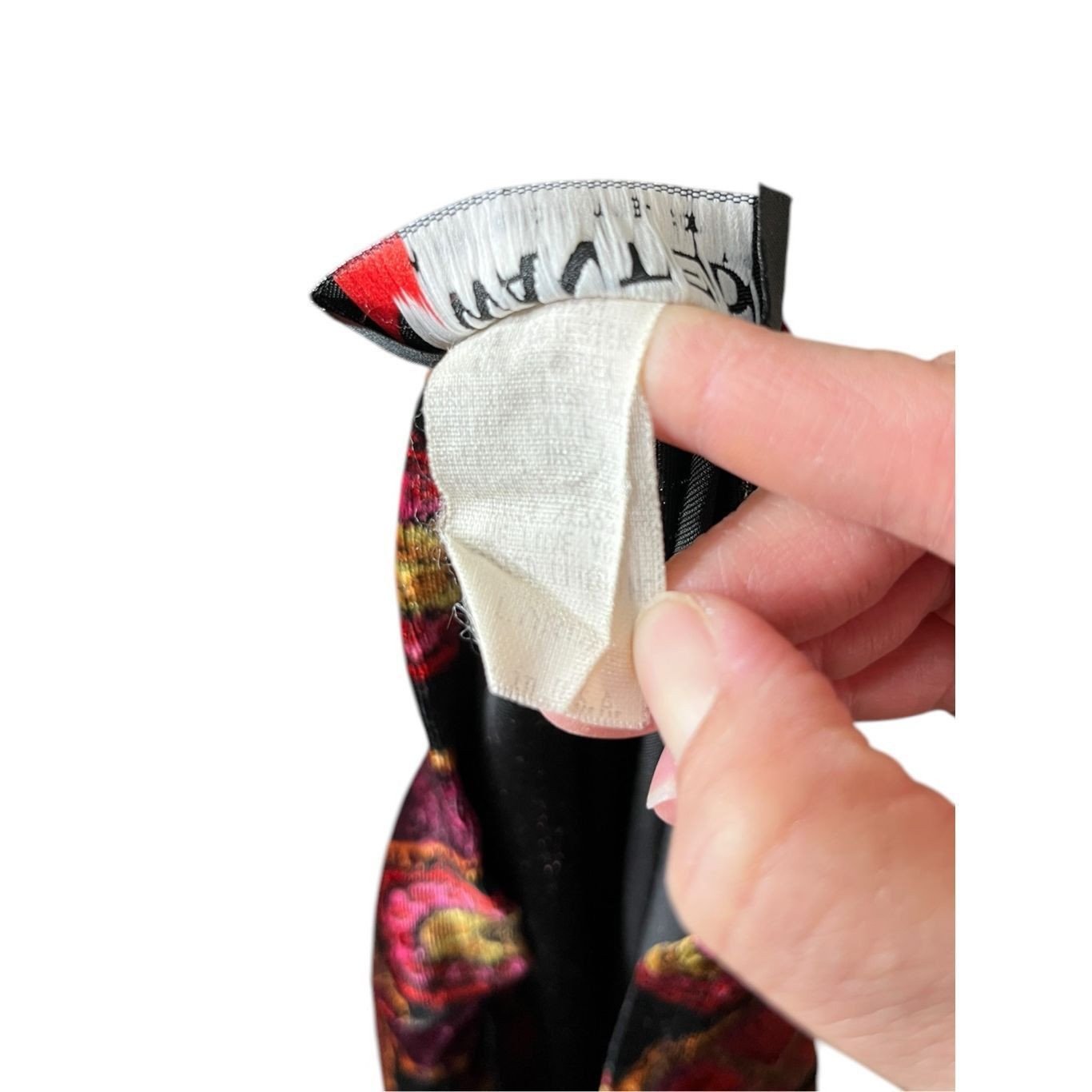 Other Vintage Wanted Clothing Skirt Purple Red Pink Floral Velvet Size 26" / US 2 / IT 38 - 8 Thumbnail