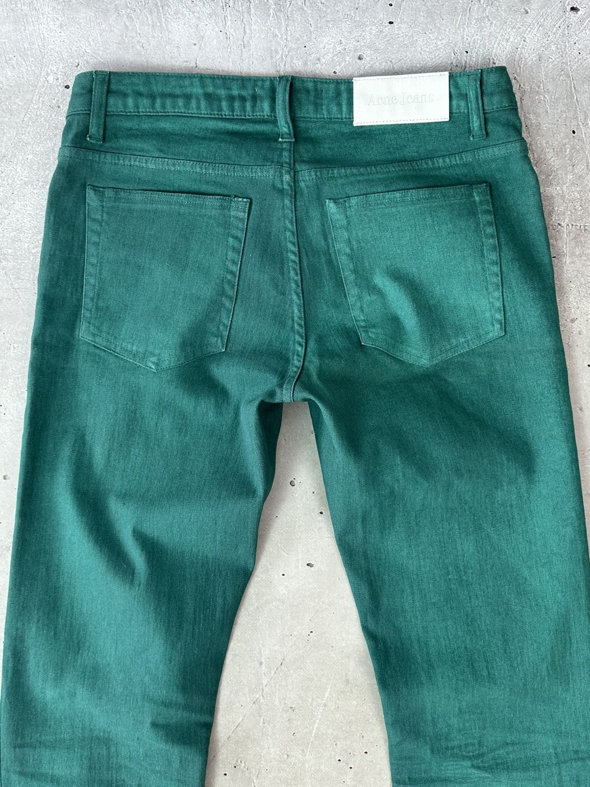 Acne Studios Acne Studios Hep Used Twill Jade Green Women’s Jeans Size 30" / US 8 / IT 44 - 9 Thumbnail