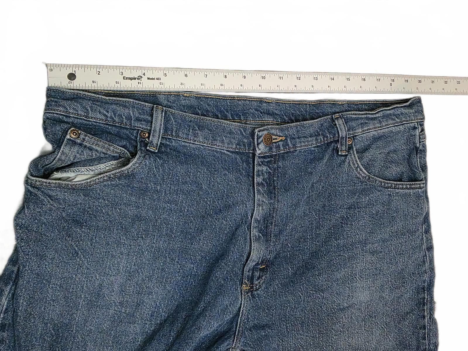 Wrangler Wrangler Jeans Mens 40x30 Blue Denim Straight Leg Workwear Size US 40 / EU 56 - 10 Thumbnail