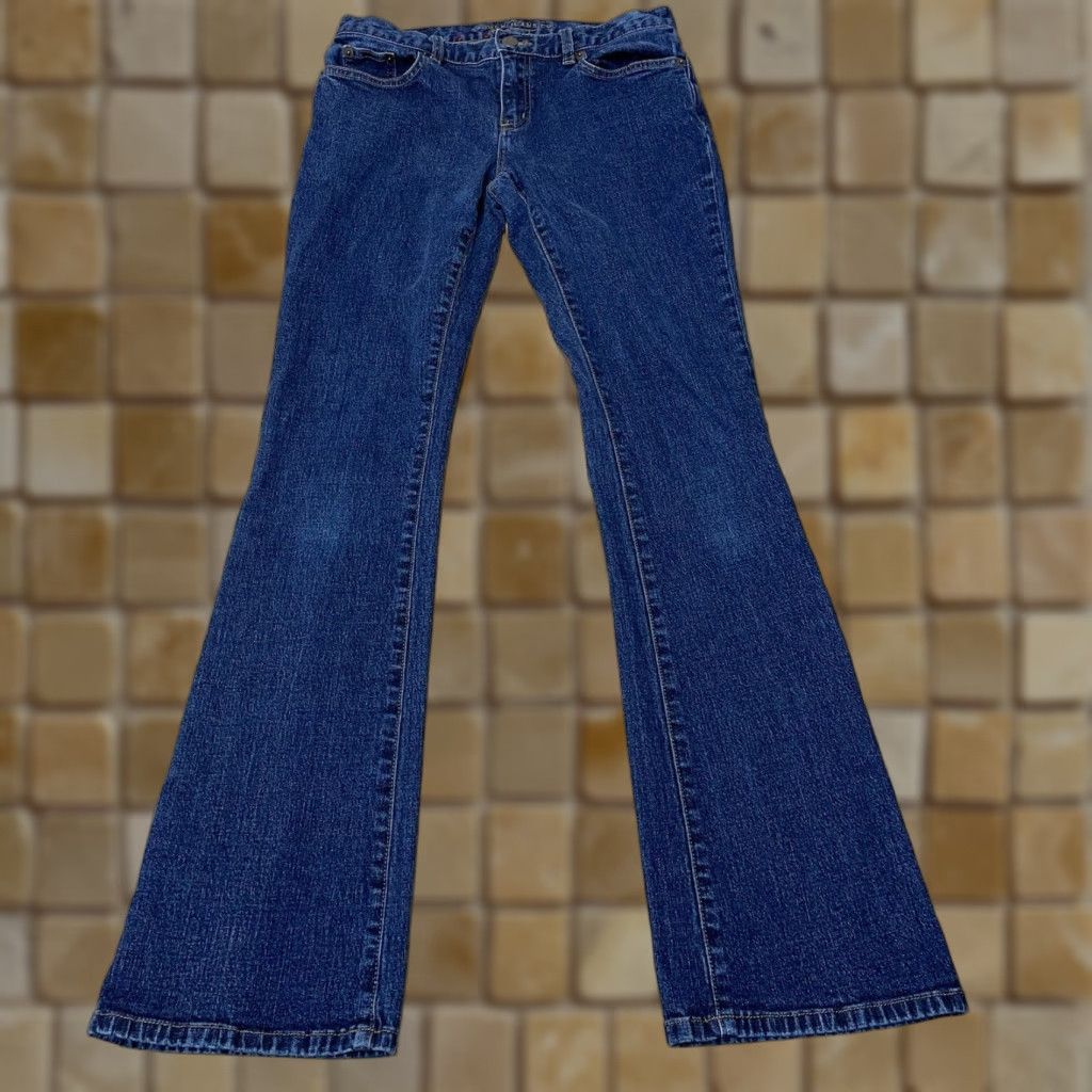 Denime VINTAGE Lauren Jeans Co. Women’s Bootcut Jeans Size 2 Blue Denim Low Rise Size 26" / US 2 / IT 38 - 1 Thumbnail