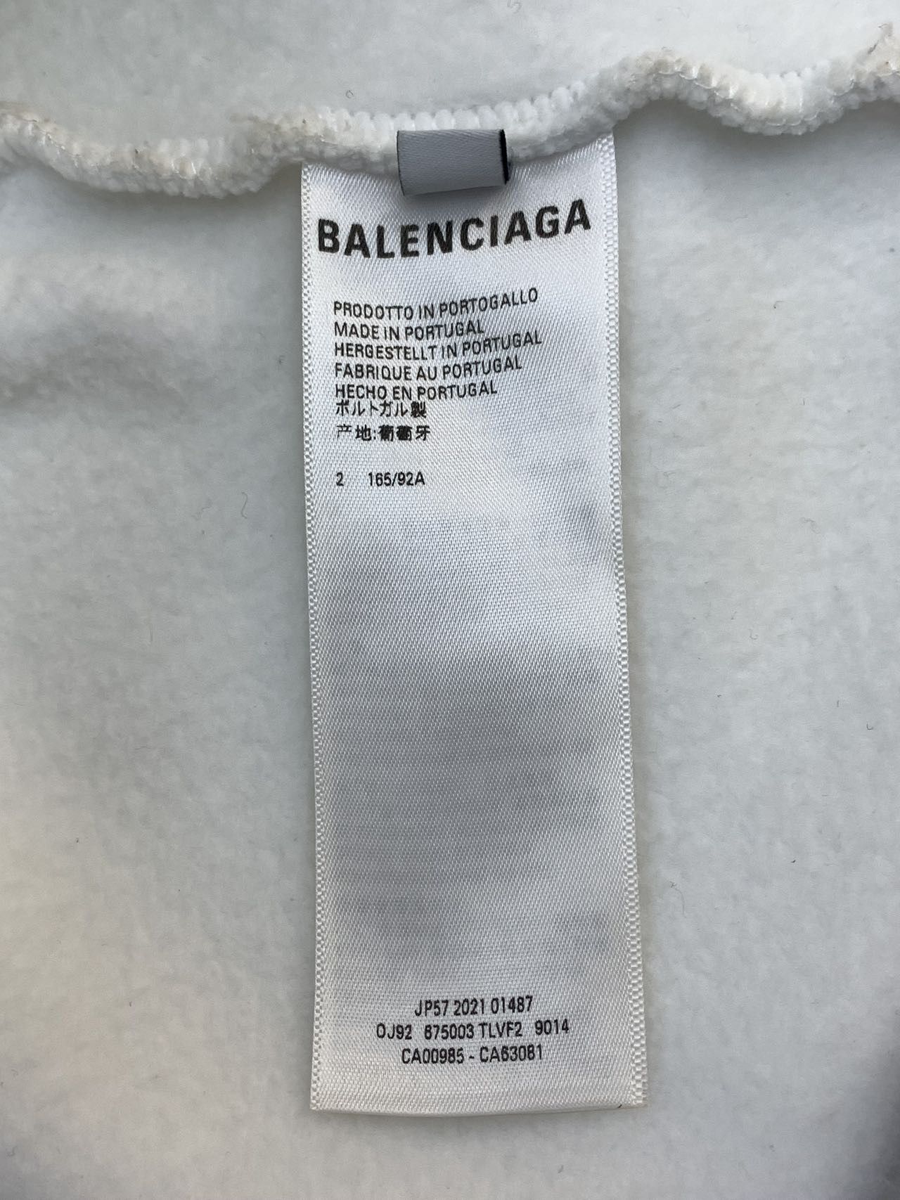 Balenciaga Balenciaga Fleece Loose Pullover Hooded Sweatshirt K26WX Size M / US 6-8 / IT 42-44 - 8 Thumbnail